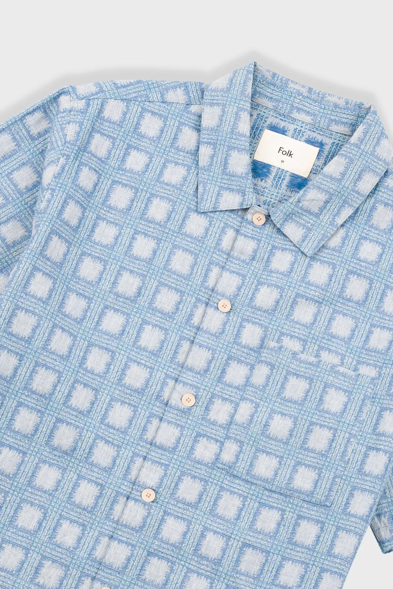 Gabe Shirt - Blue Tile Tapestry sold by Folk product image thumbnail 3