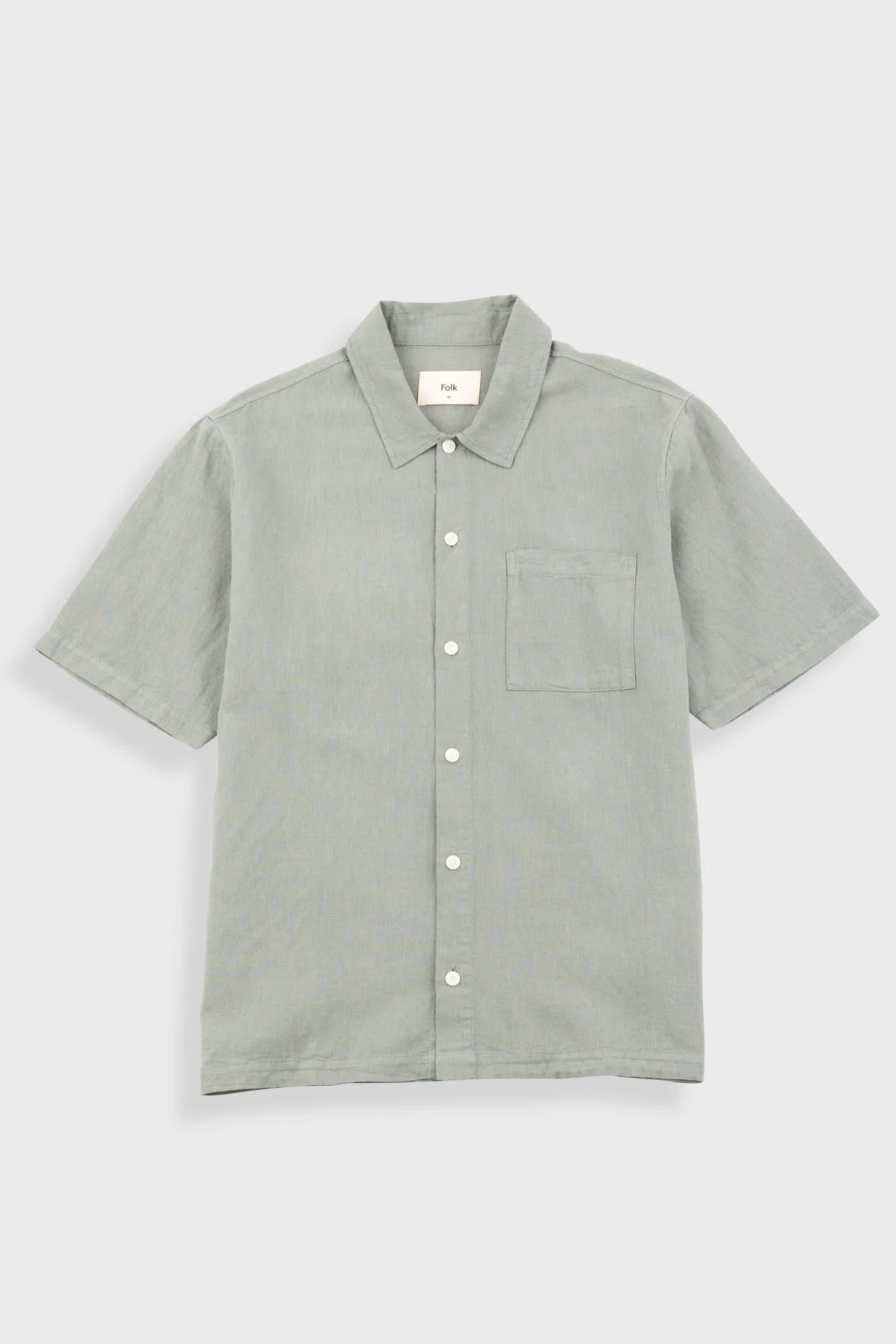 Gabe Shirt - Light Sage sold by Folk