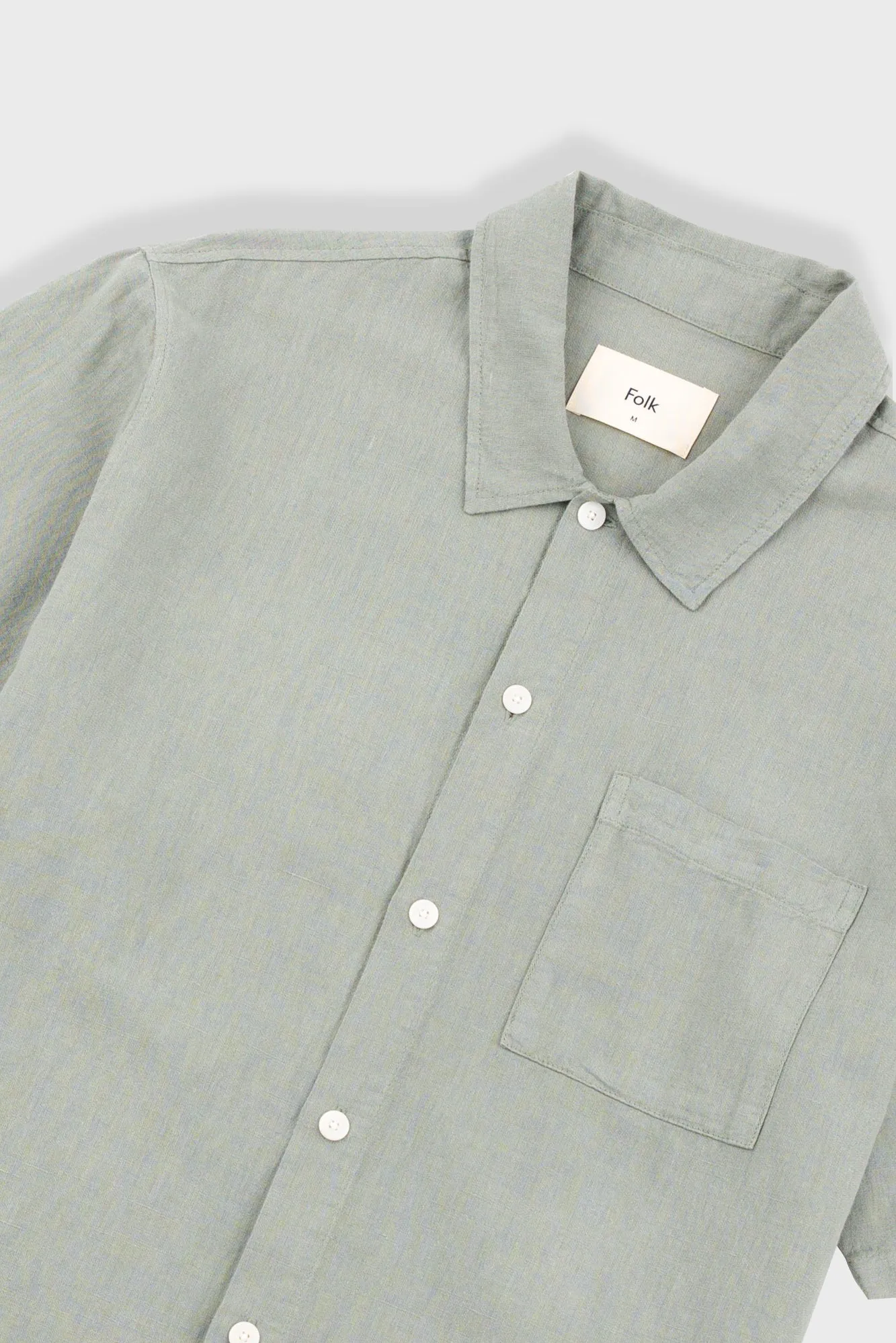 Gabe Shirt - Light Sage sold by Folk product image thumbnail 5