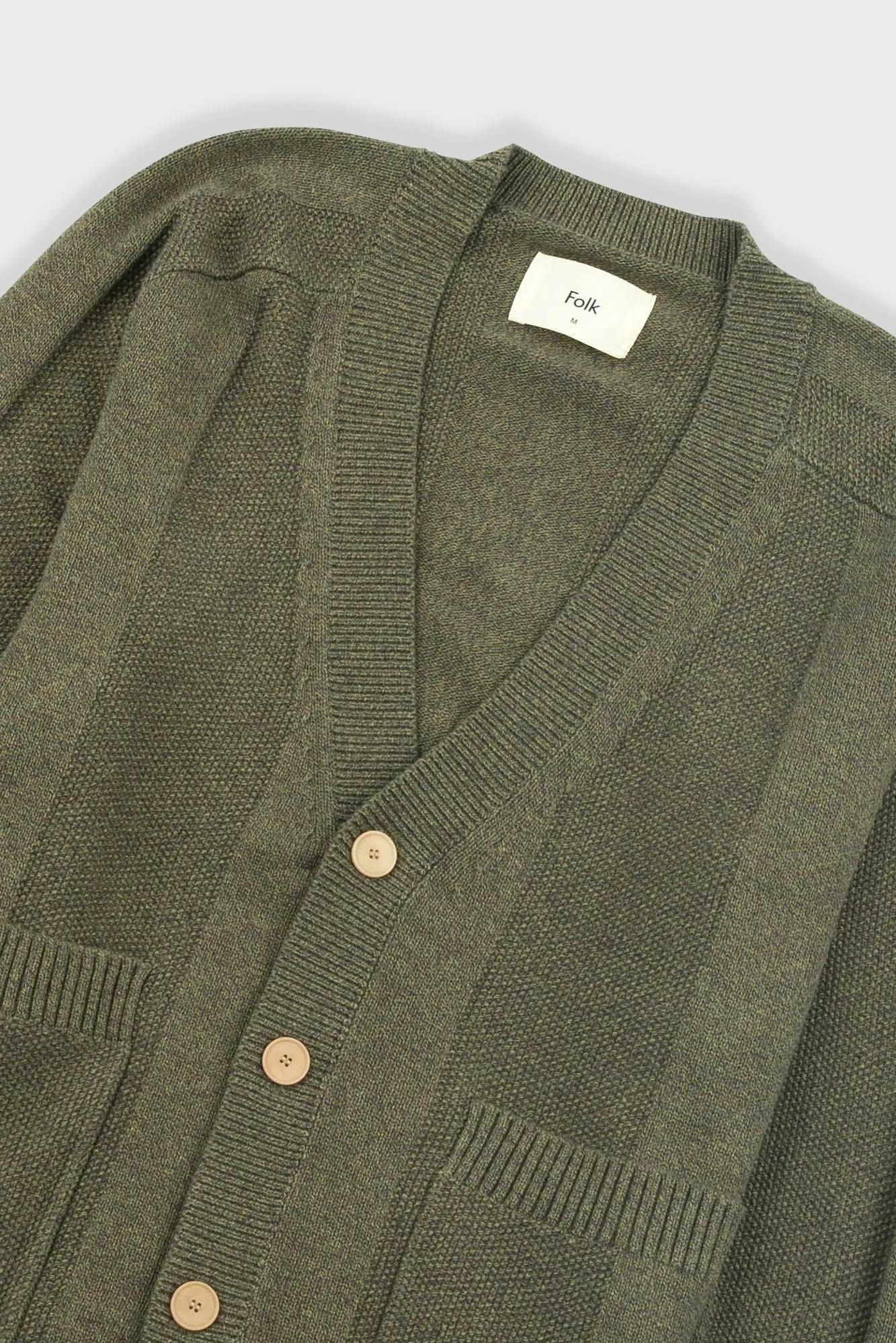 Saddle Cardigan - Sage Mix sold by Folk product image thumbnail 5