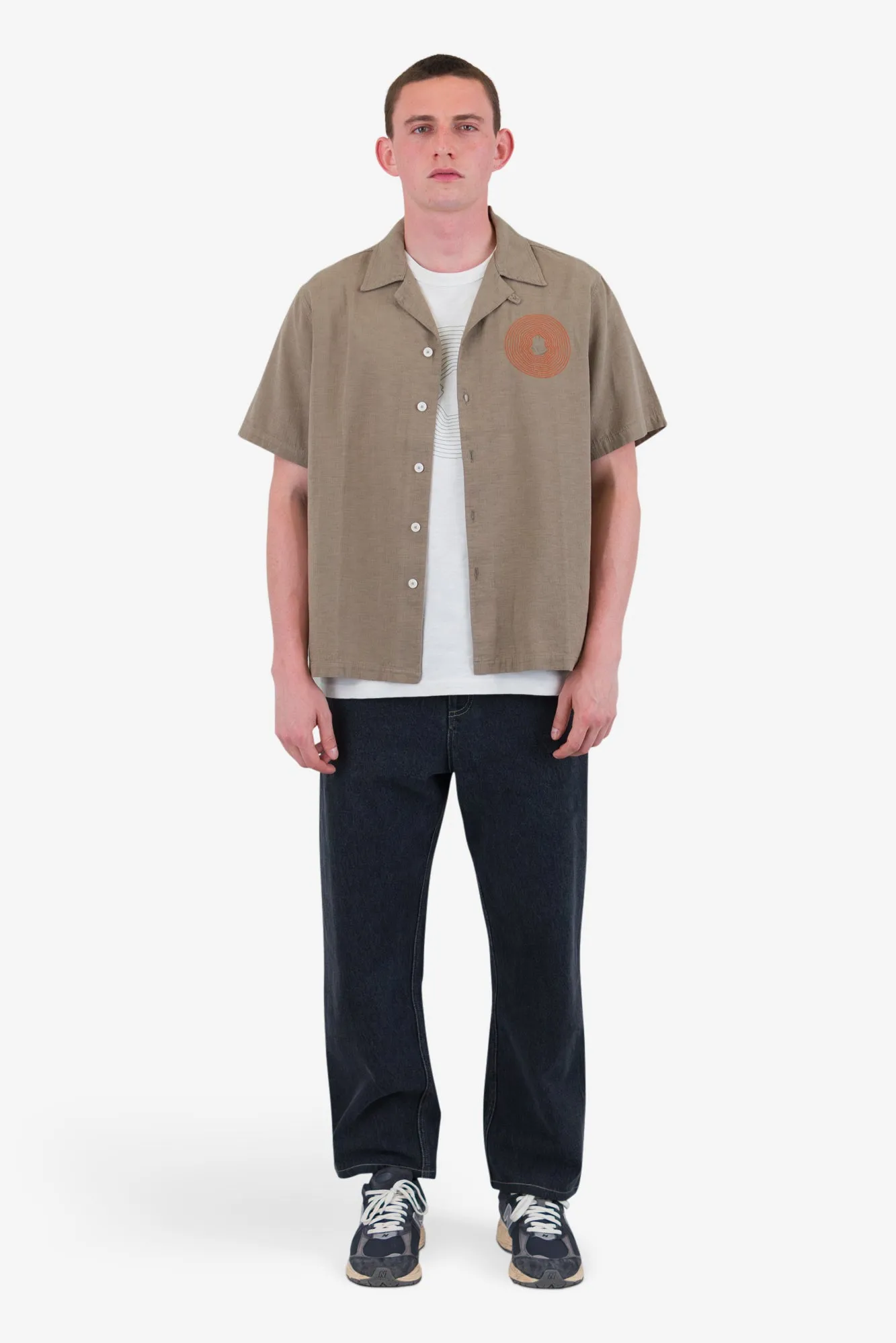 Relaxed Soft Collar Shirt - Sage sold by Folk product image thumbnail 2