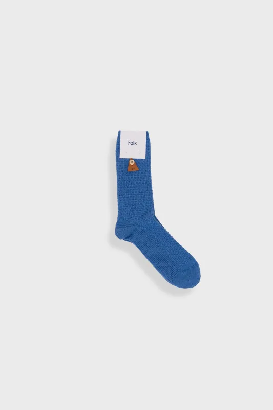 Waffle Socks - Soft Blue sold by Folk