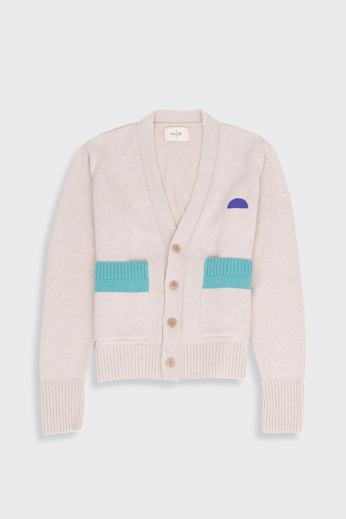 Anniversary Cardigan - Oat Mix sold by Folk