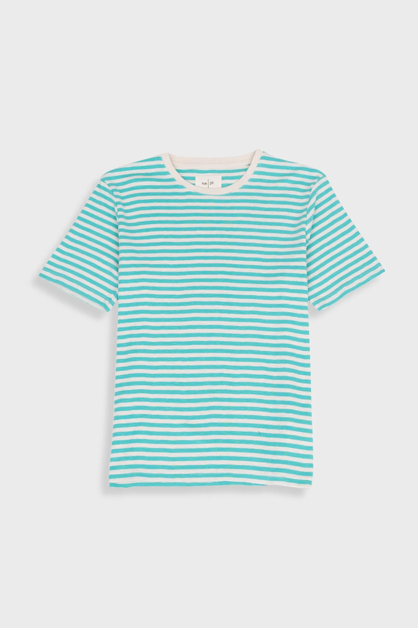 Classic Striped T-Shirt - Tropical Green Stripe sold by Folk