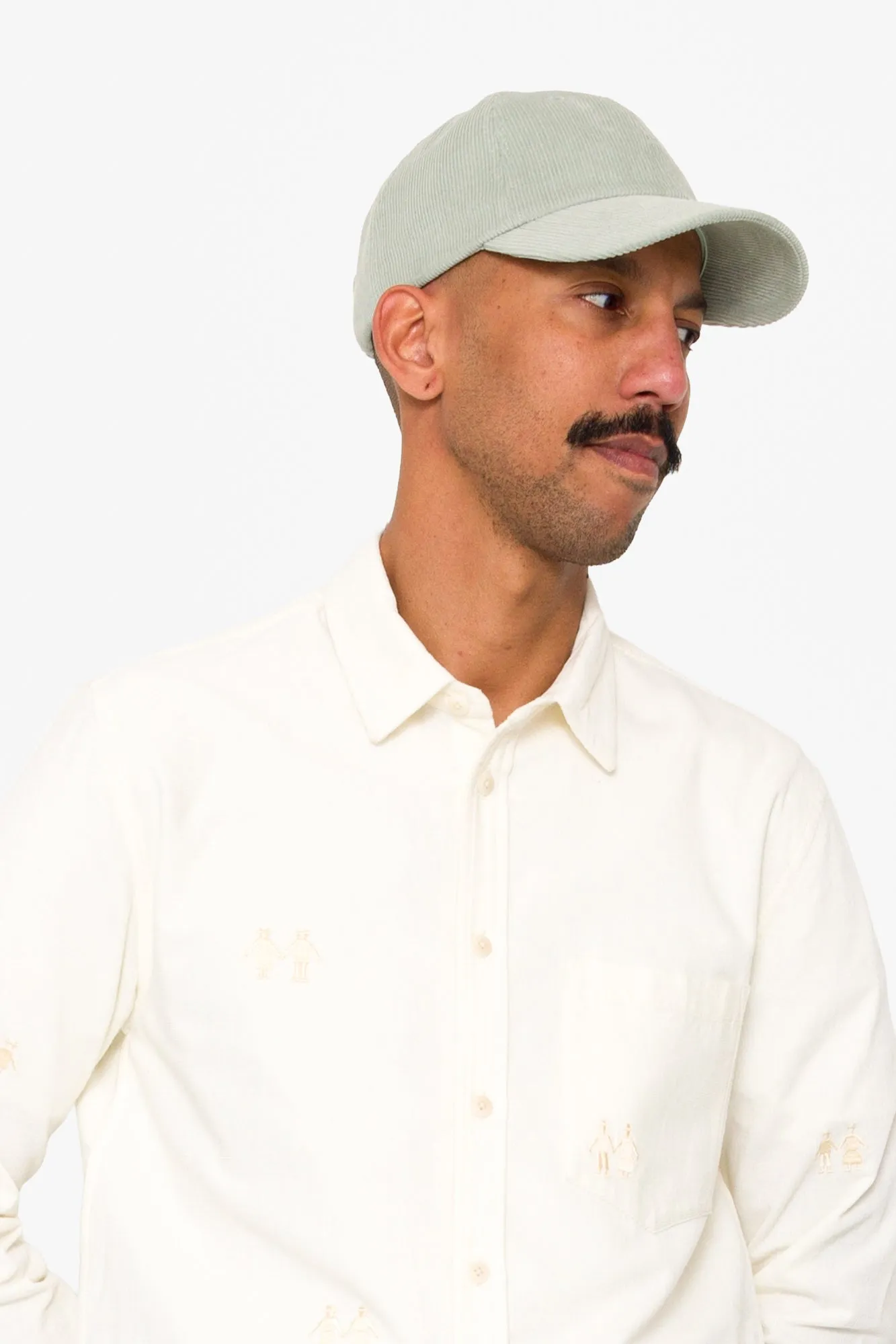 Corduroy Cap - Seafoam sold by Folk product image thumbnail 2