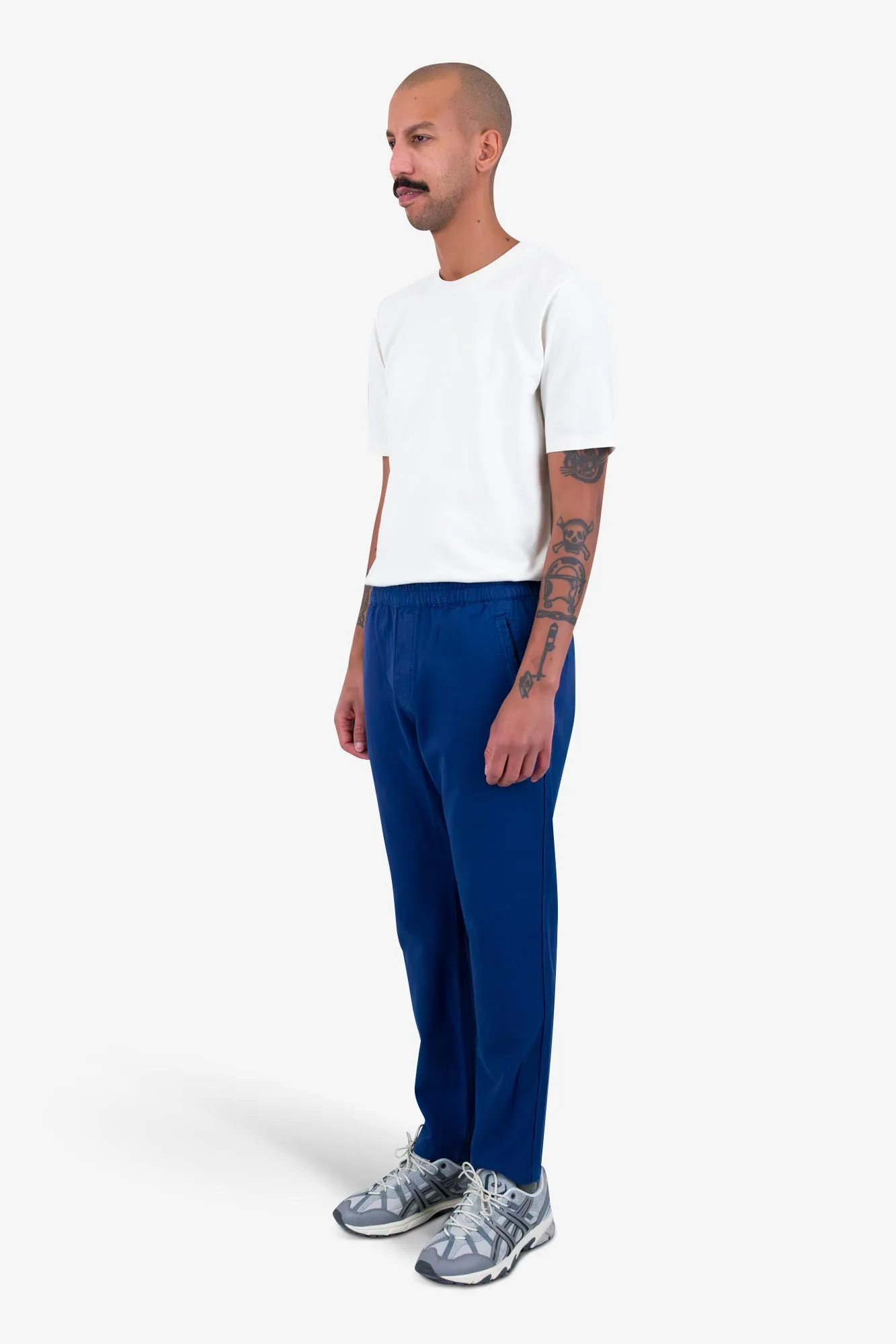 Cotton Linen Trouser - Deep Blue sold by Folk product image thumbnail 3