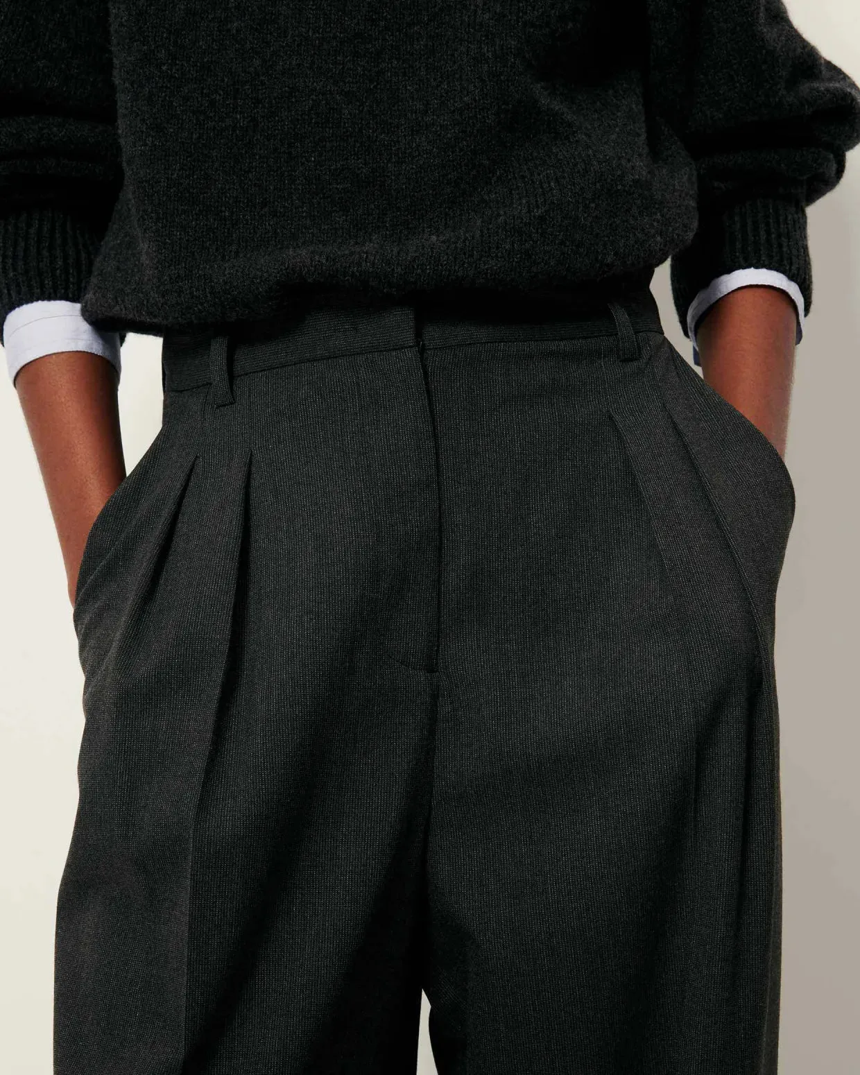 Sessun | Emilio Pants - Greysand sold by Folk product image thumbnail 3