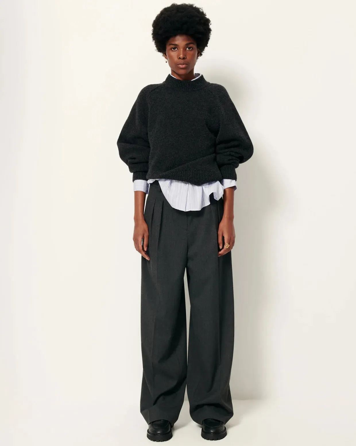 Sessun | Emilio Pants - Greysand sold by Folk product image thumbnail 2