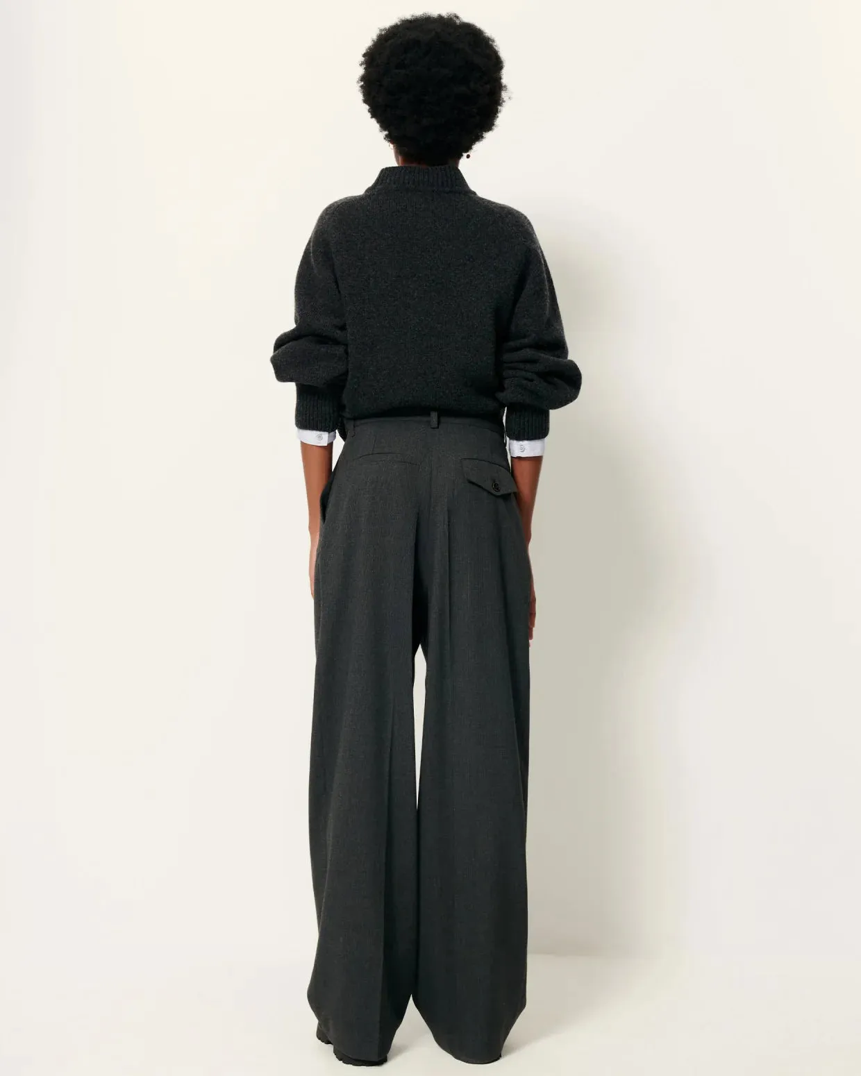 Sessun | Emilio Pants - Greysand sold by Folk product image thumbnail 5