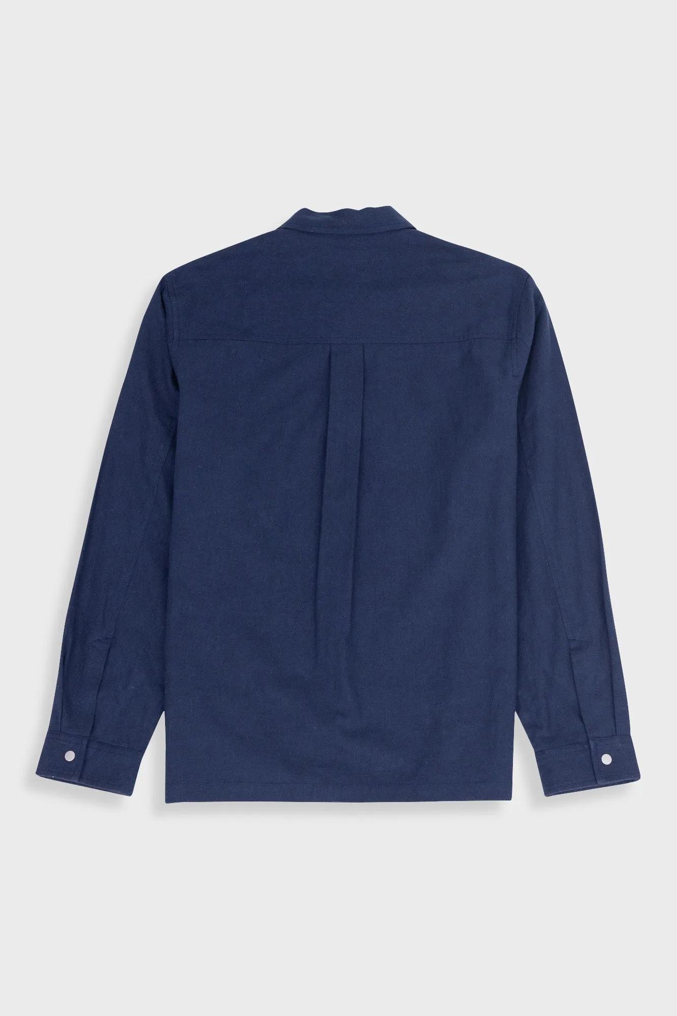 Anniversary Patch Overshirt - Navy Linen sold by Folk product image thumbnail 5