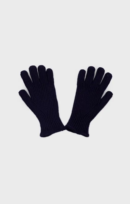 Clyde Gloves - Navy sold by Folk