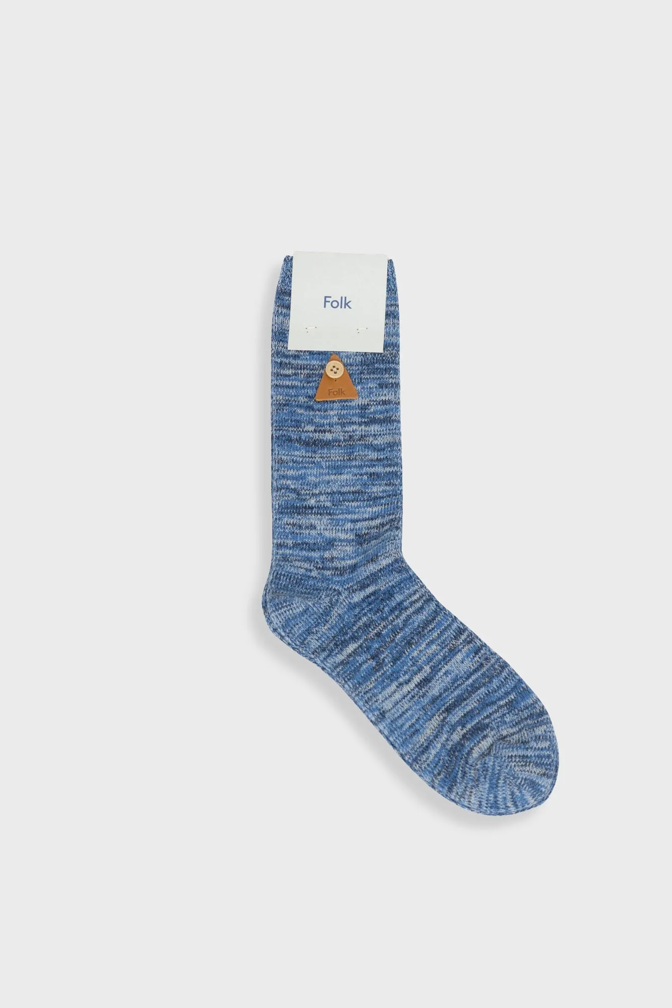 Melange Socks - Deep Blue Mix sold by Folk