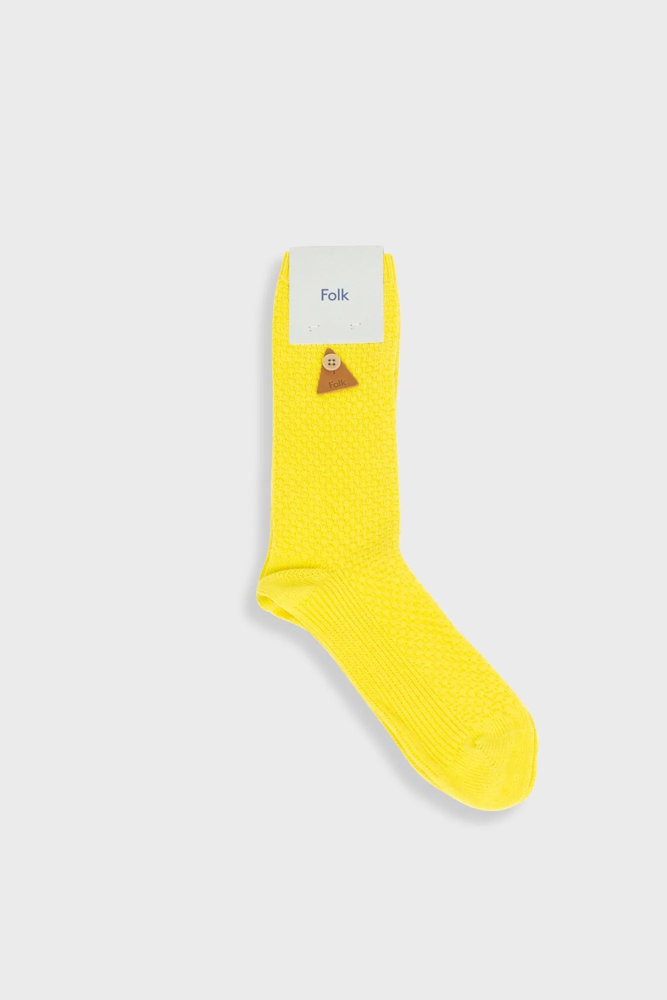 Waffle Socks - Yellow sold by Folk