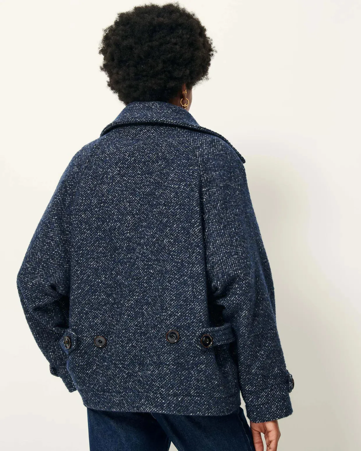 Sessun | Lee Valley Coat - Denim Wool sold by Folk product image thumbnail 5