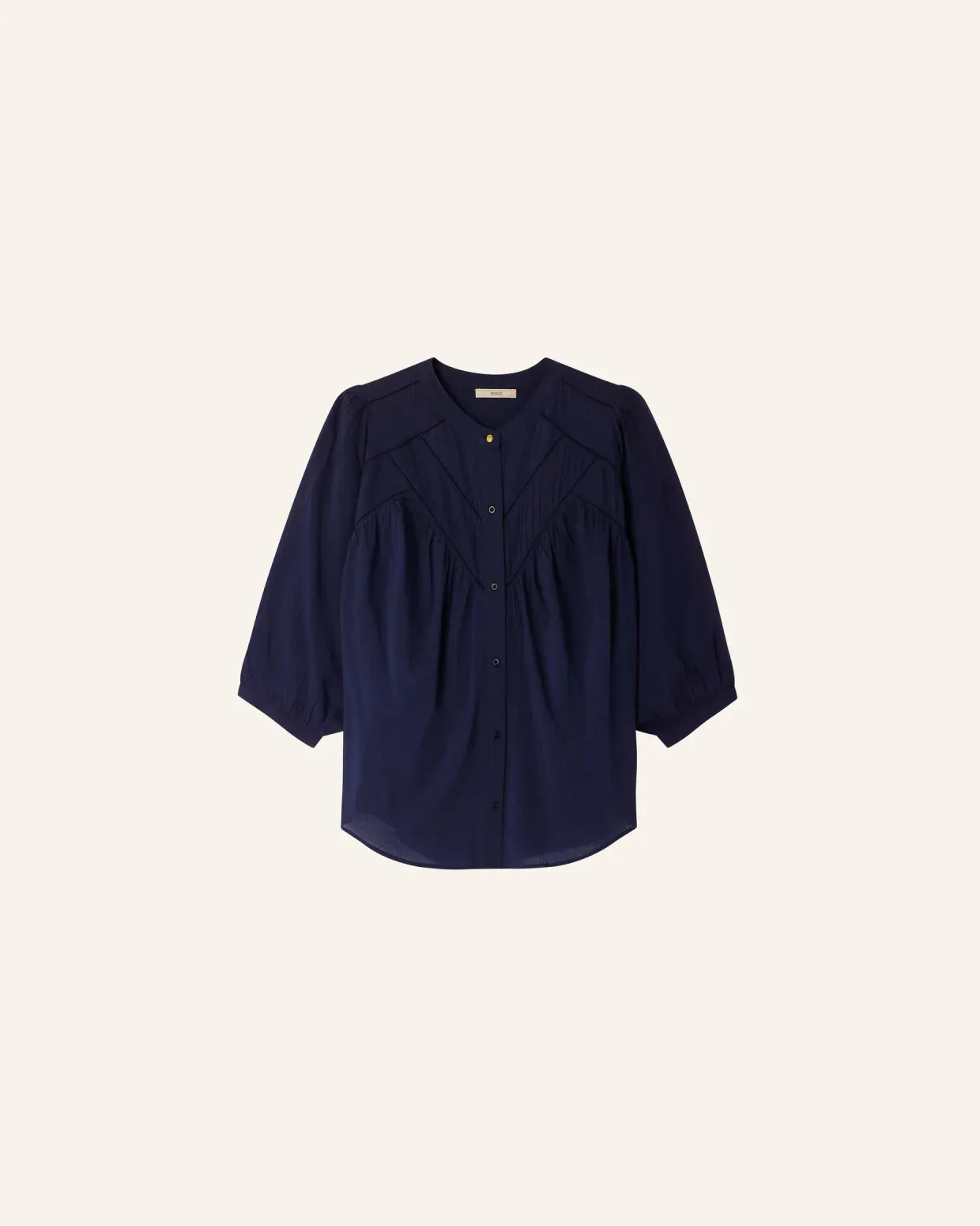 Sessun | Savi Blouse - Indigo sold by Folk