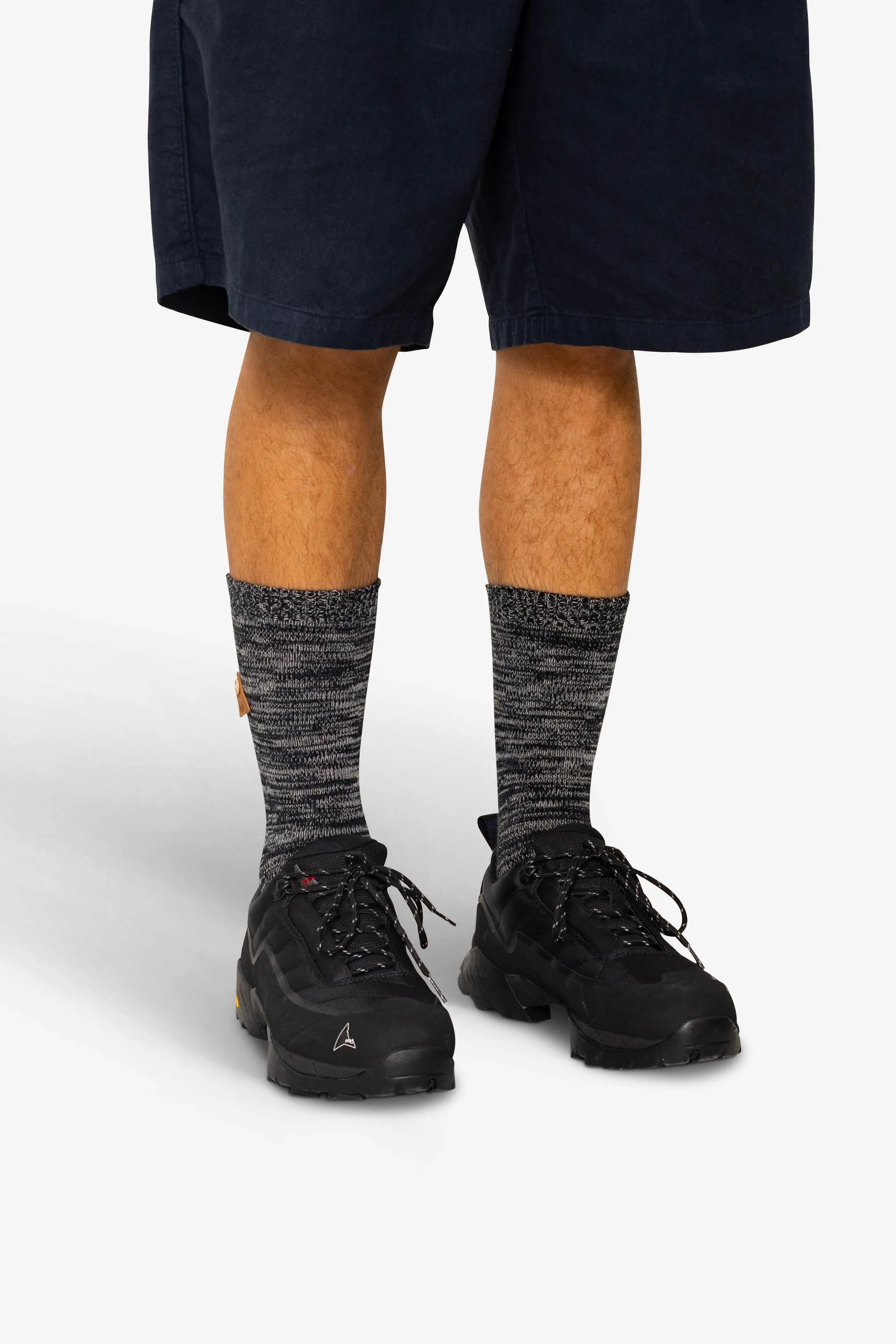 Melange Socks - Black Mix sold by Folk product image thumbnail 2