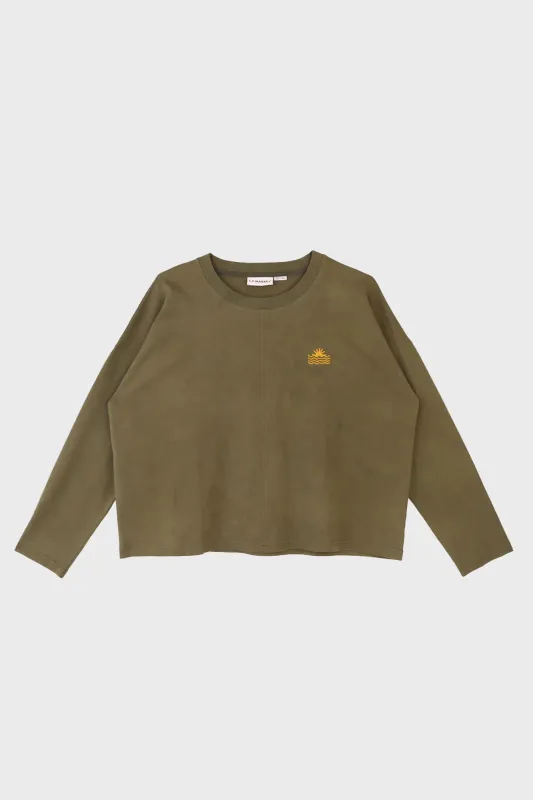 L.F.Markey | Lesley Top - Olive made by LF Markey