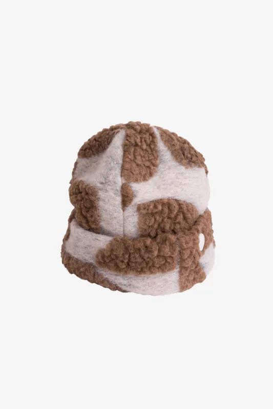 Fleece Beanie - Tile Jacquard sold by Folk