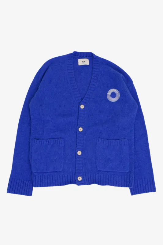 Pocket Cardigan - Bright Blue made by Folk