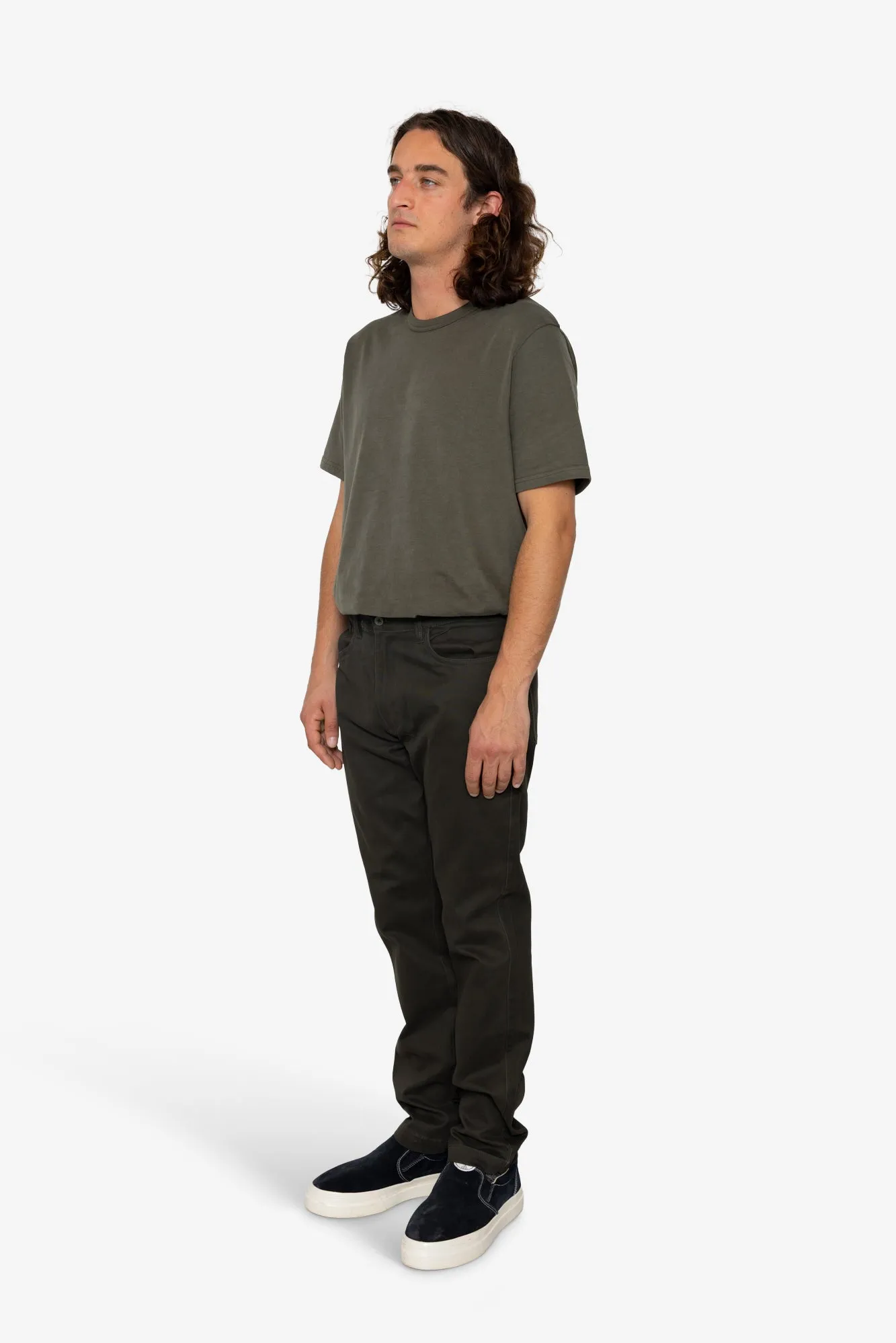 Fiver Heavy Bedford Trouser - Khaki sold by Folk product image thumbnail 3