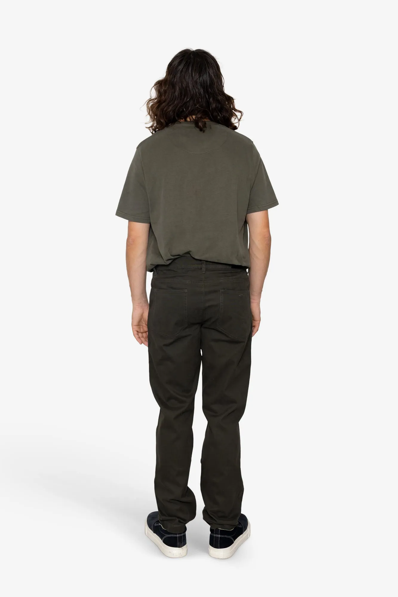 Fiver Heavy Bedford Trouser - Khaki sold by Folk product image thumbnail 5