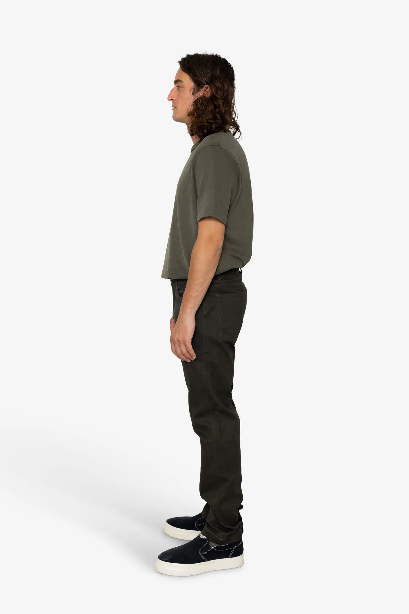 Fiver Heavy Bedford Trouser - Khaki sold by Folk product image thumbnail 4