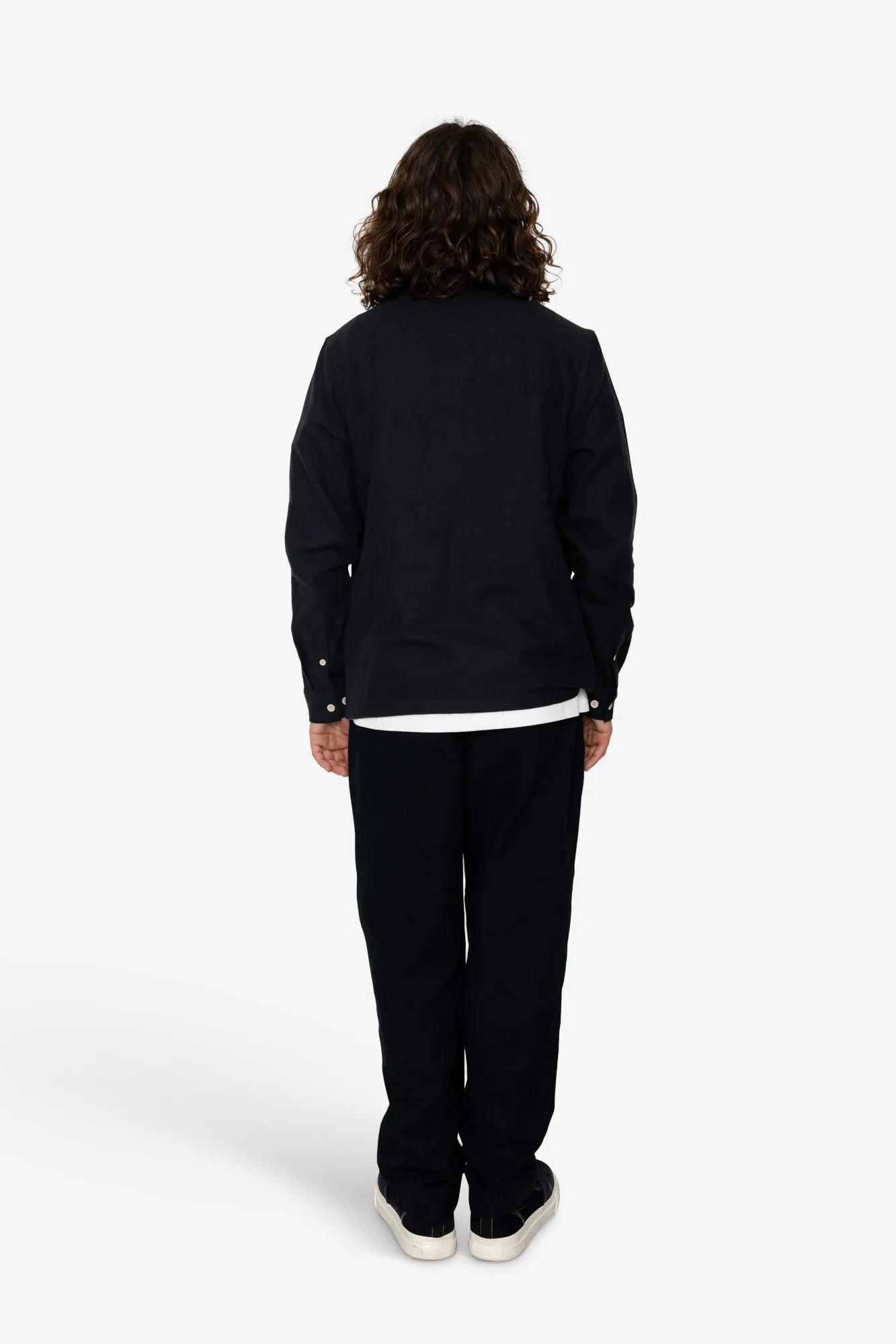 Treng Flannel Shirt - Black sold by Folk product image thumbnail 5