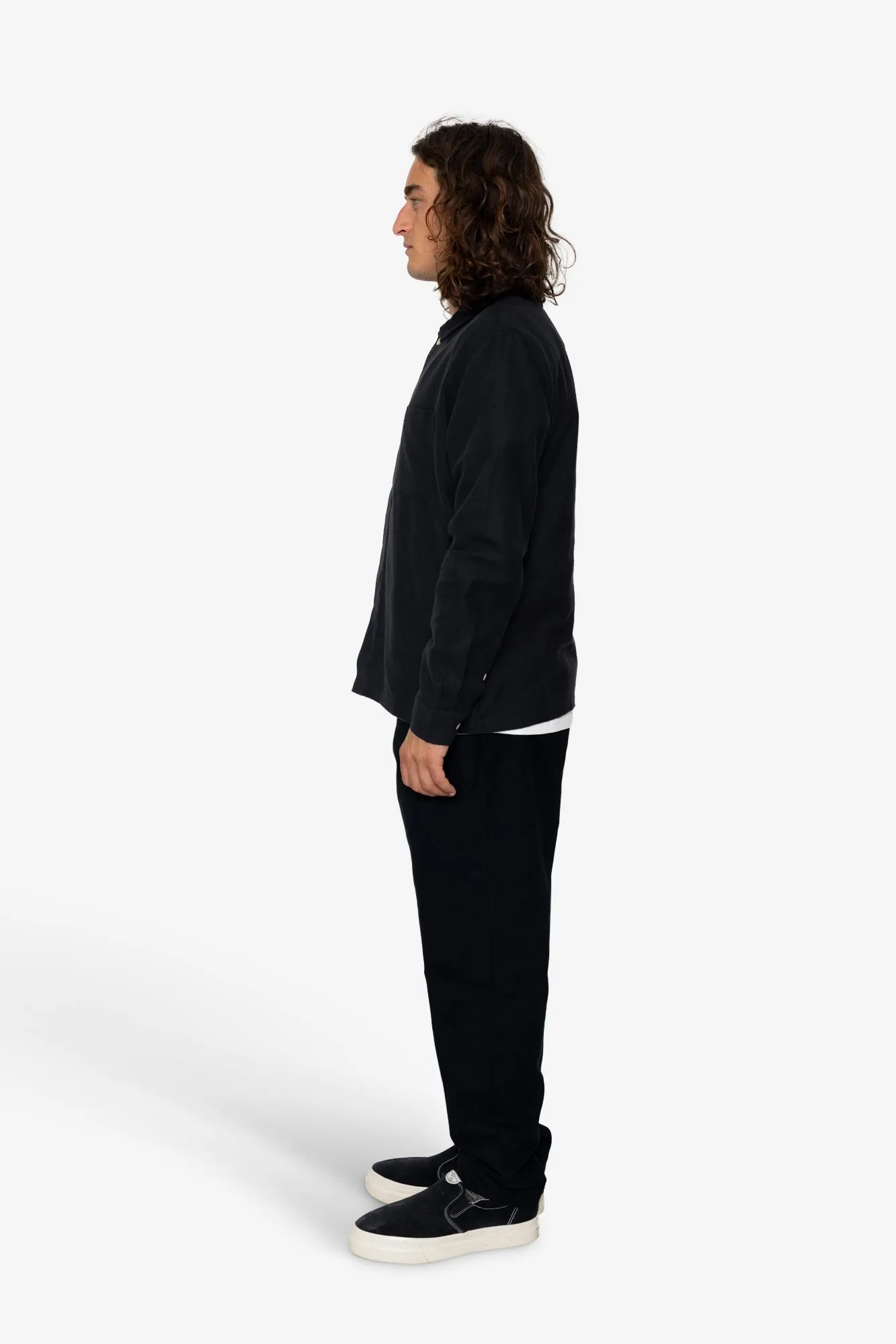 Treng Flannel Shirt - Black sold by Folk product image thumbnail 4