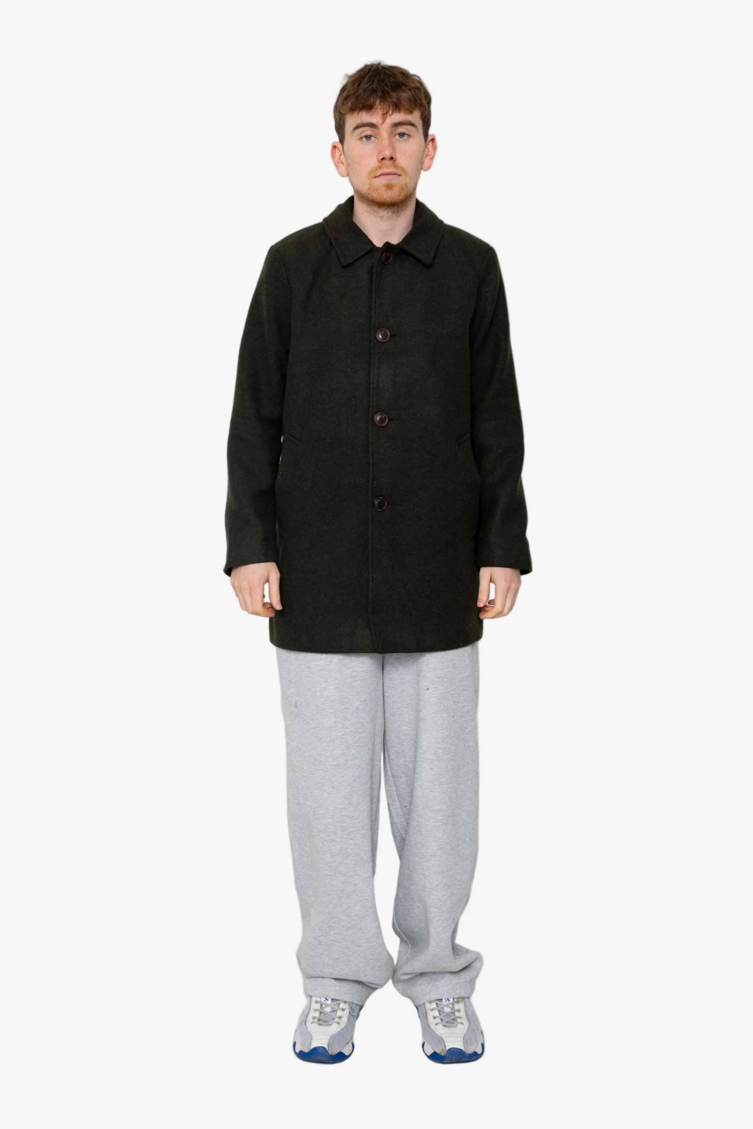 Car Coat - Dark Olive sold by Folk product image thumbnail 2