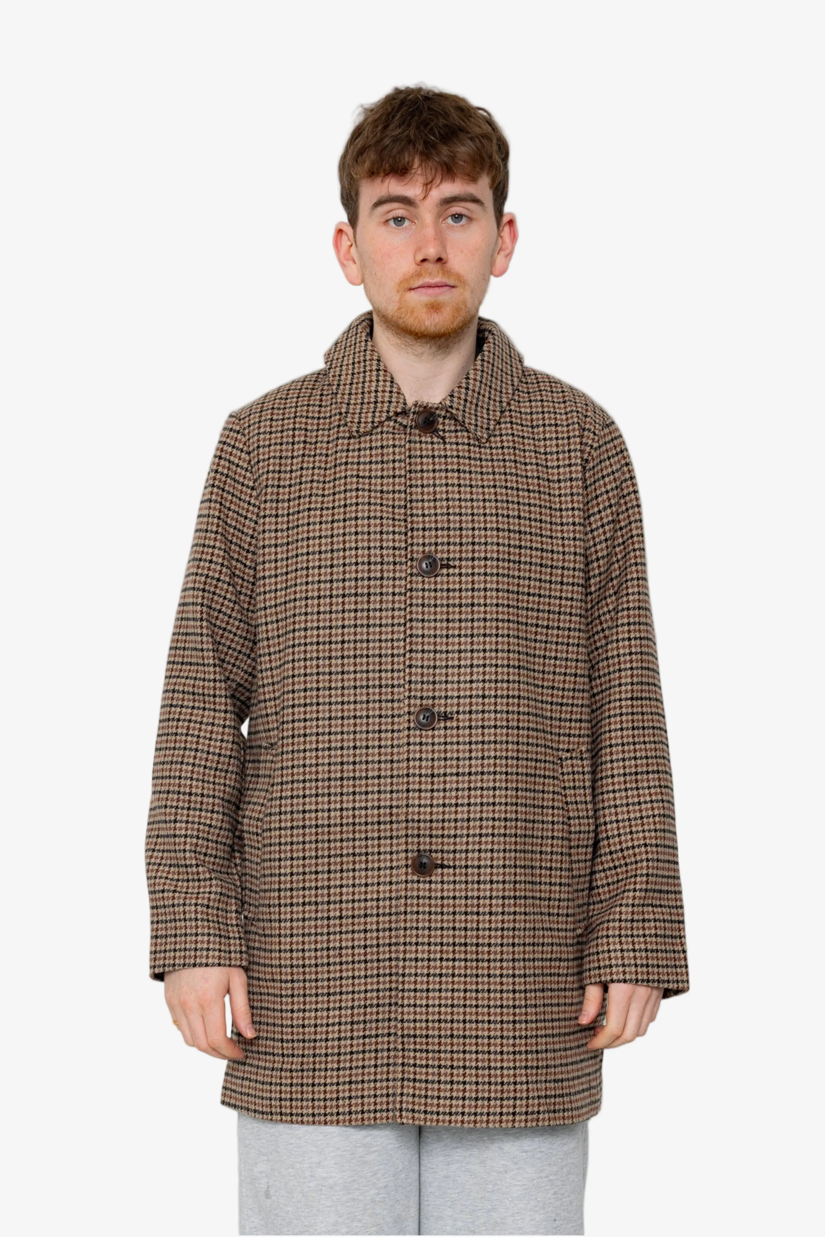 Car Coat - Houndstooth sold by Folk