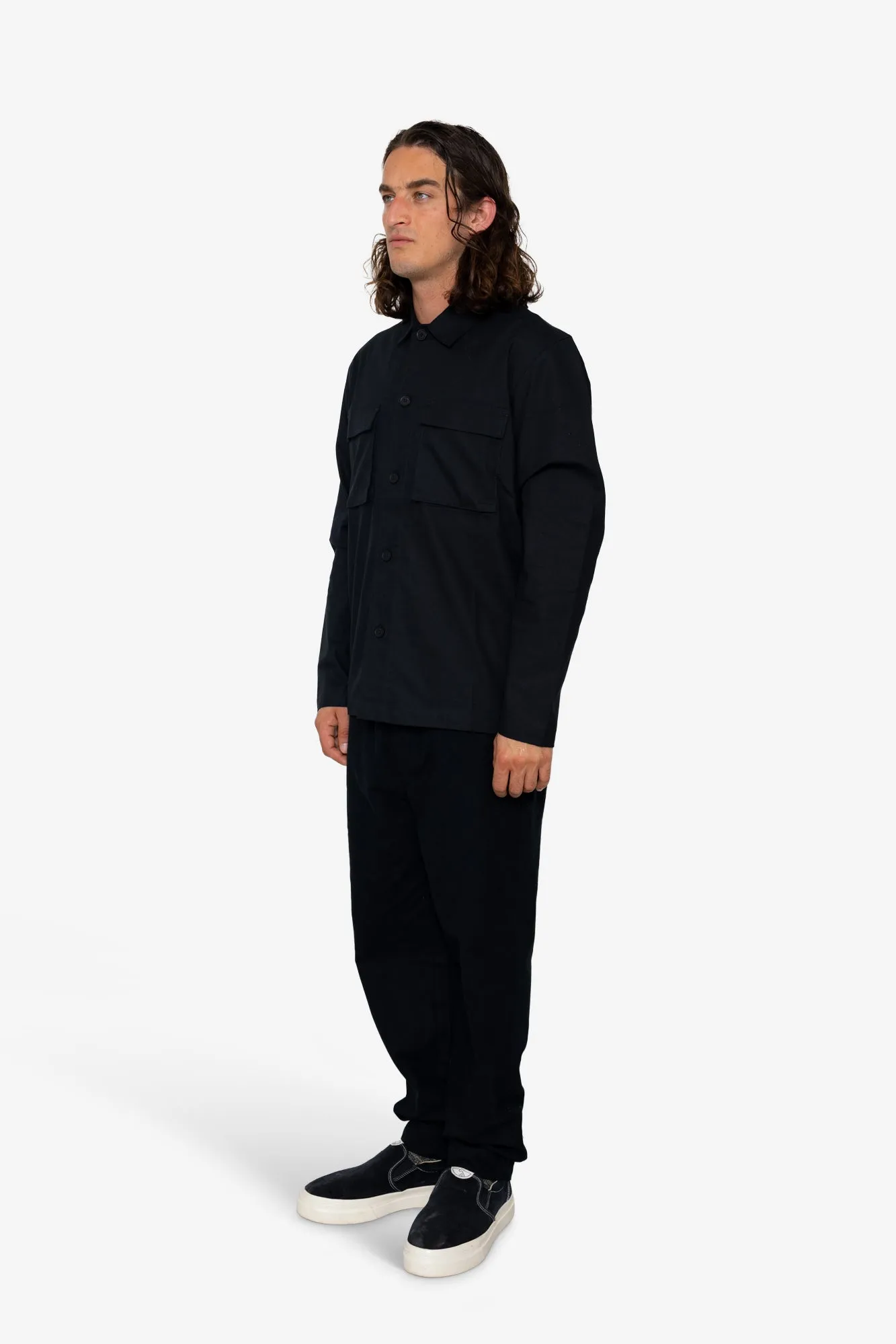Bones Overshirt - Black sold by Folk product image thumbnail 3