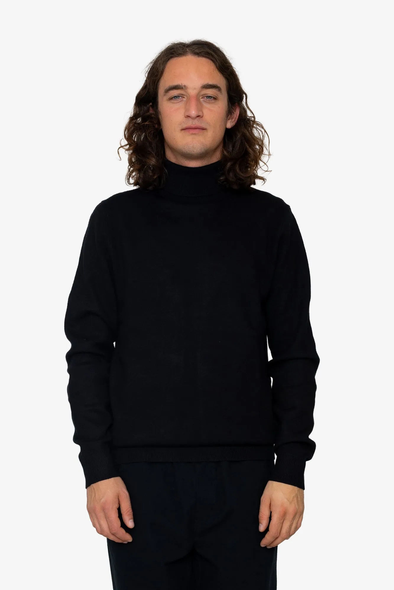 Comet Roll Neck - Black sold by Folk