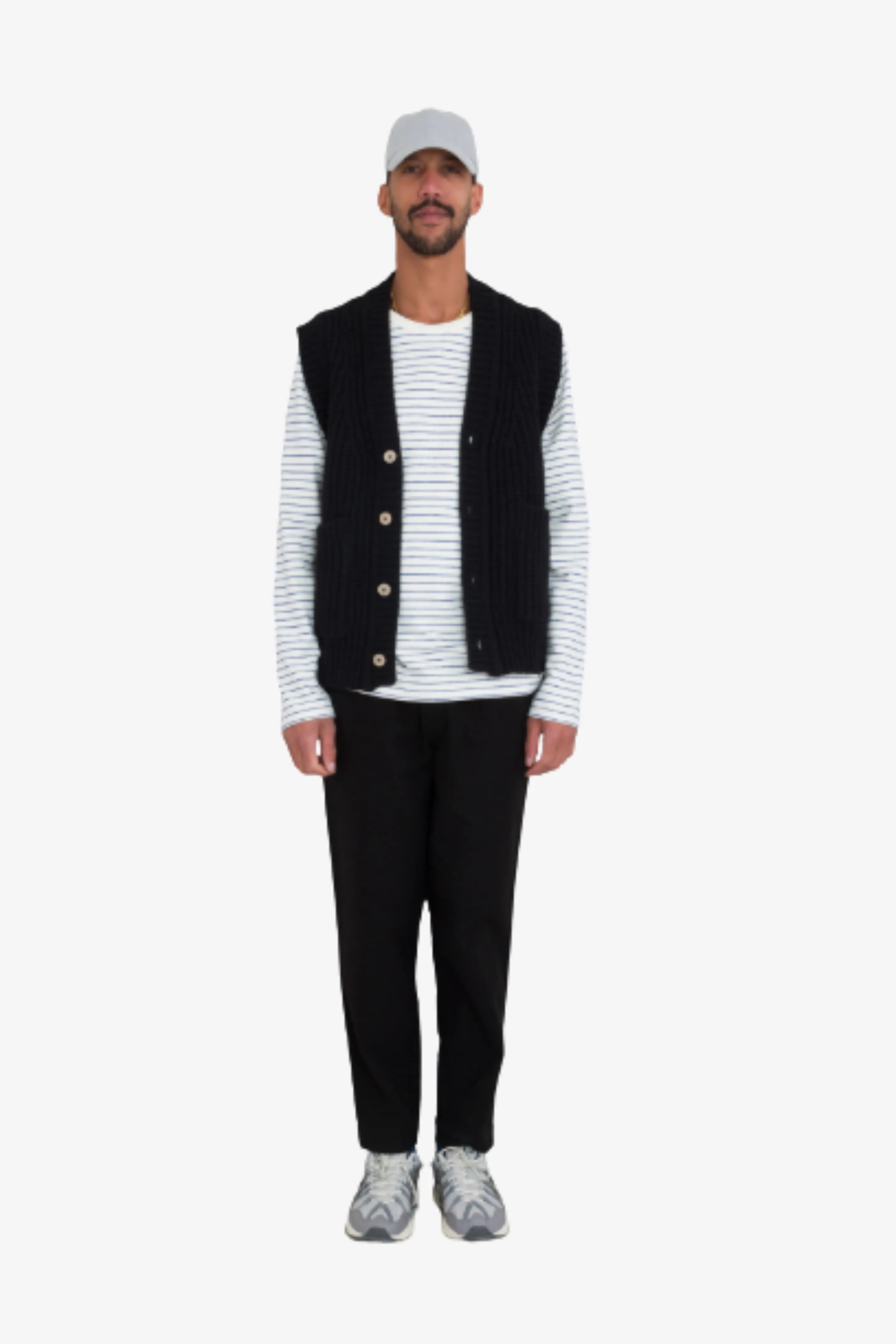 Chunky Pocket Vest - Black sold by Folk product image thumbnail 2