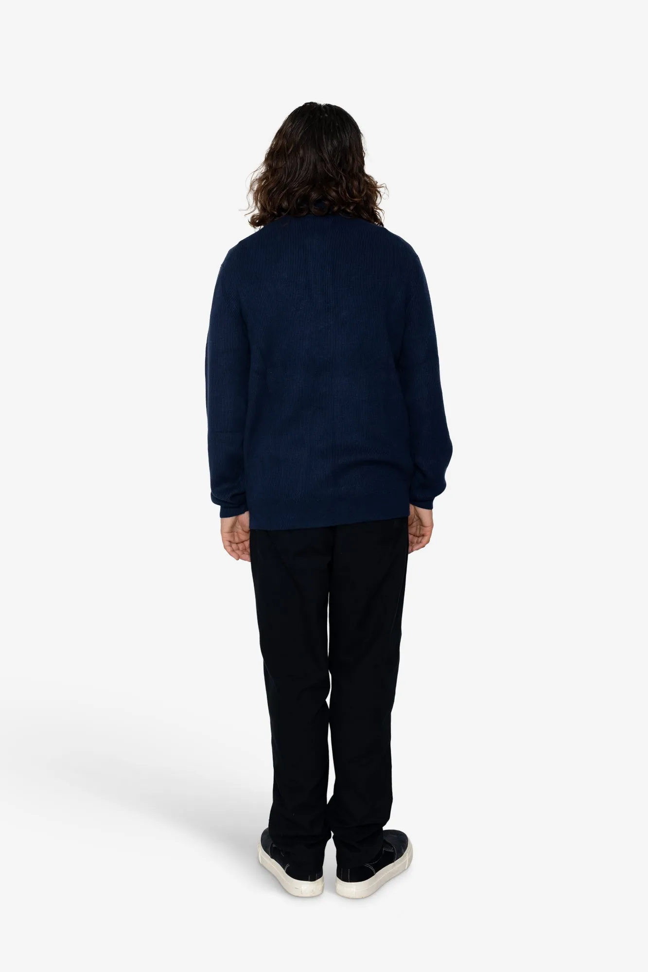 Marron Quarter-Zip - Navy sold by Folk product image thumbnail 5