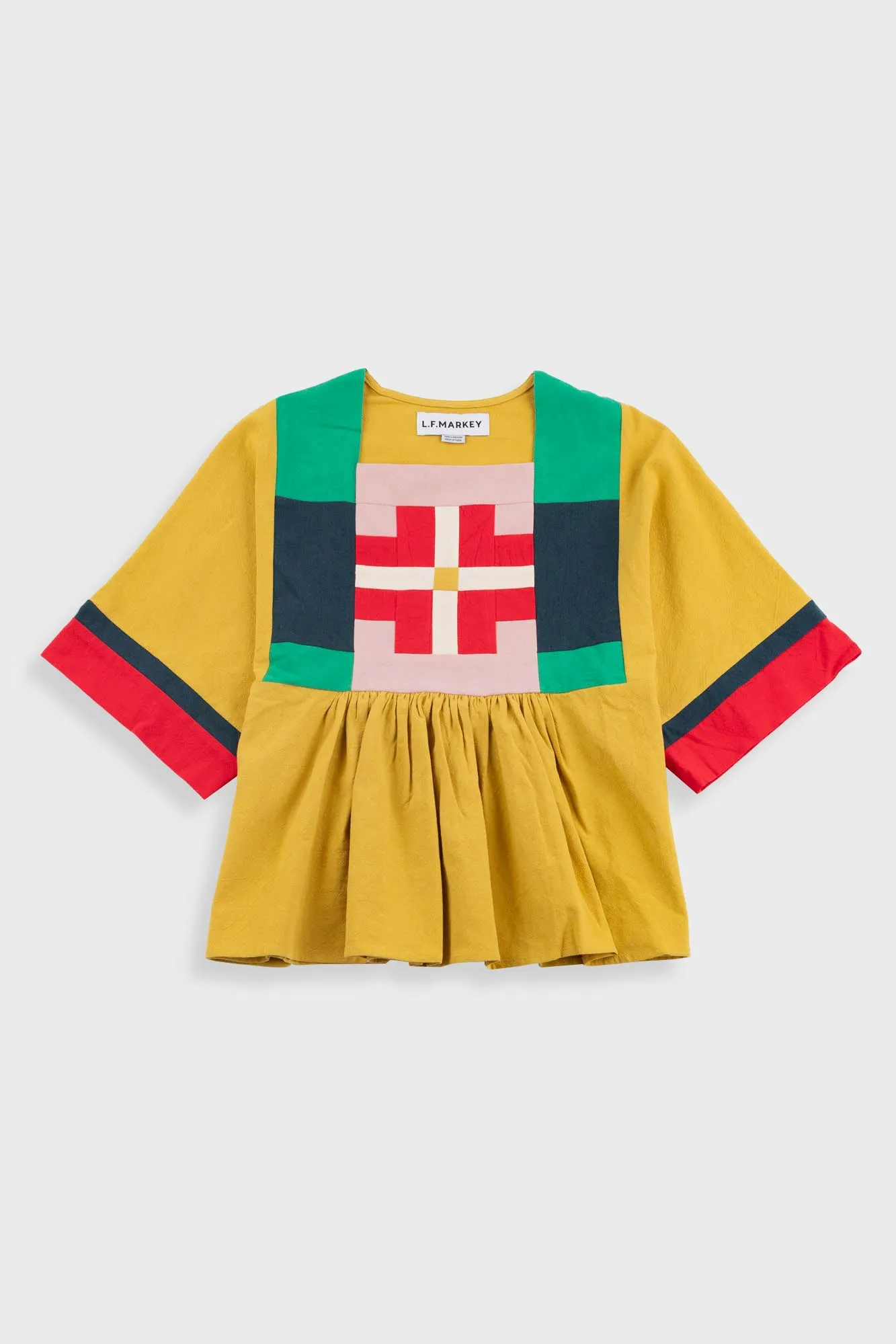 L.F.Markey | Rafe Top - Mustard sold by Folk