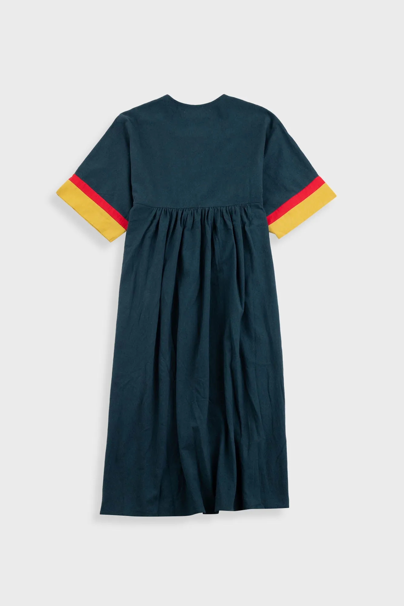 L.F.Markey | Rafe Dress - Forest Patchwork sold by Folk product image thumbnail 3