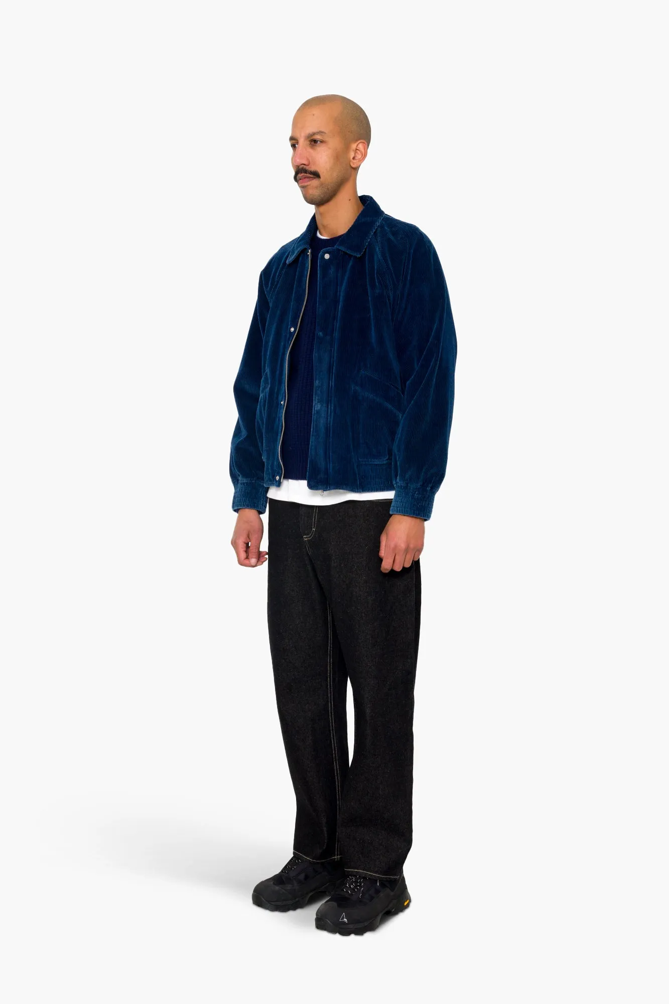 Rode Blouson - Washed Indigo Cord sold by Folk product image thumbnail 3