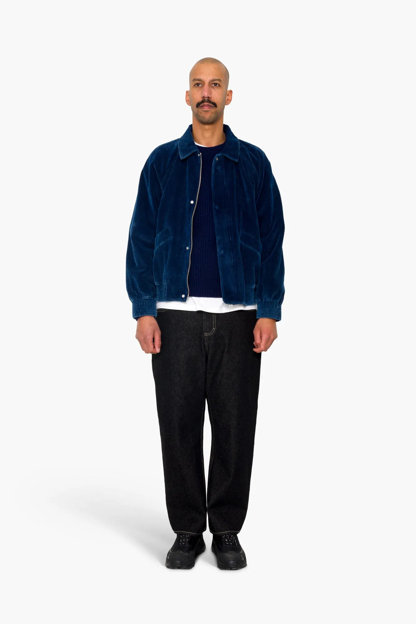 Rode Blouson - Washed Indigo Cord sold by Folk product image thumbnail 2