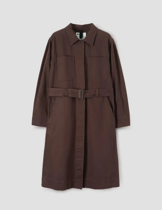 MHL | Overall Dress - Mahogany made by Folk