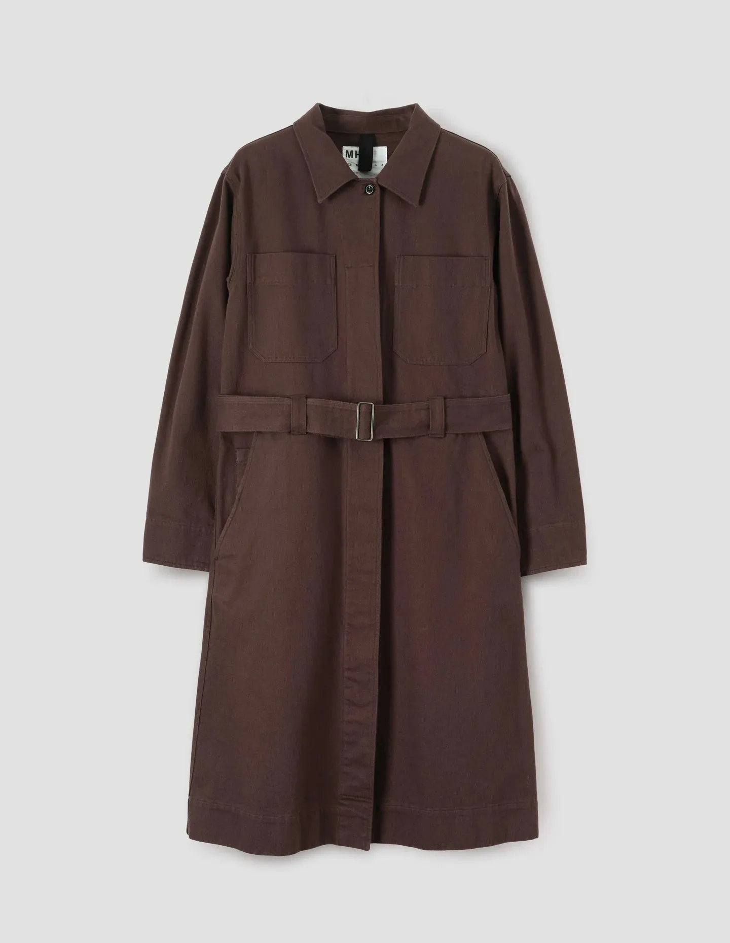 MHL | Overall Dress - Mahogany sold by Folk