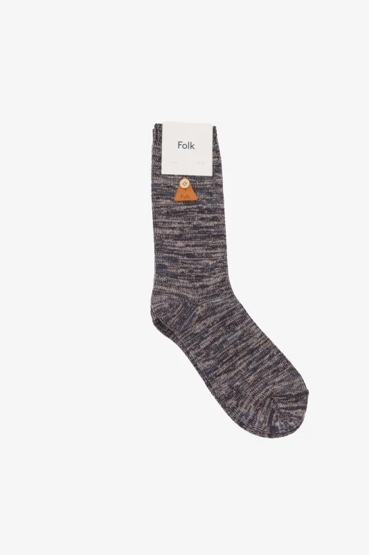 Melange Socks - Midnight Mix sold by Folk