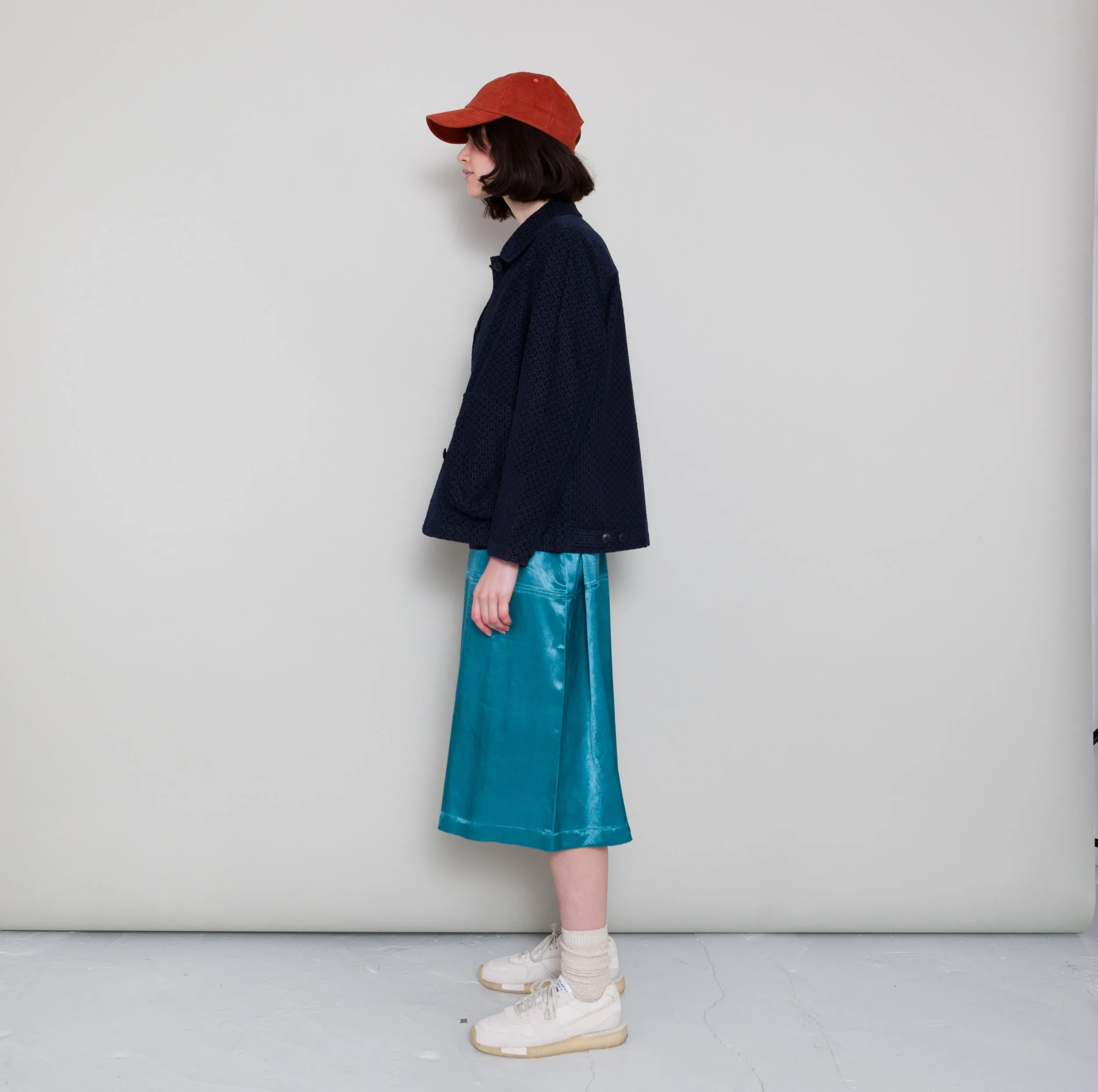 Prism Jacket - Navy Textured Cord sold by Folk product image thumbnail 5