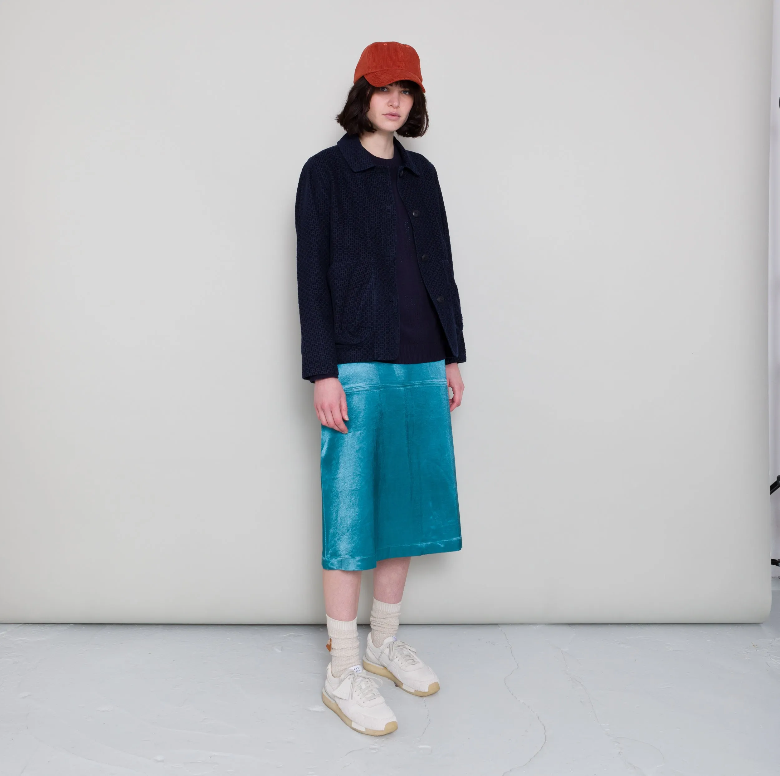 Prism Jacket - Navy Textured Cord sold by Folk product image thumbnail 3