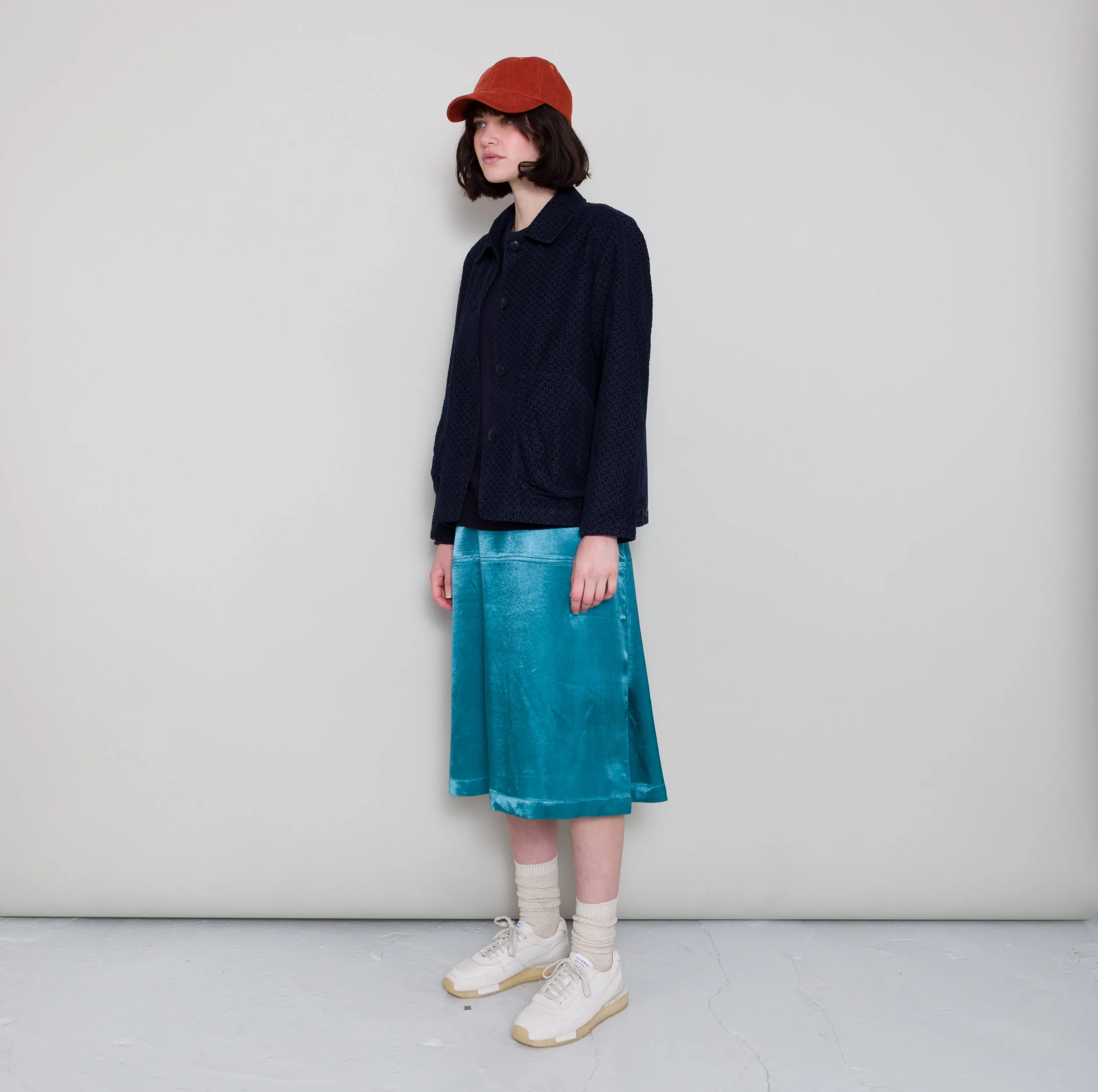 Prism Jacket - Navy Textured Cord sold by Folk product image thumbnail 4