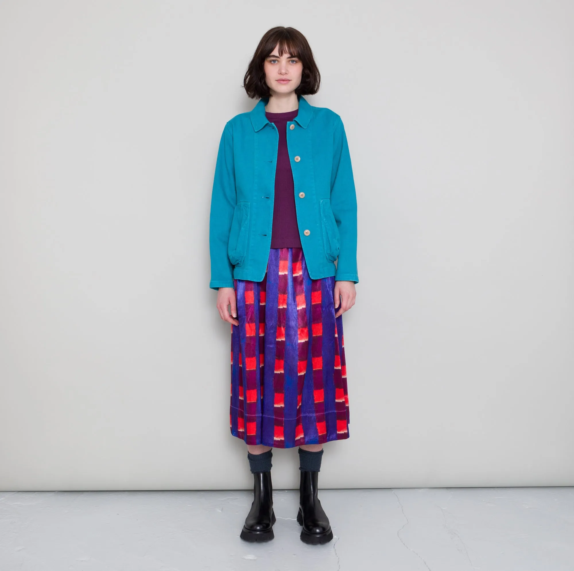 Prism Jacket - Verdigris Twill sold by Folk product image thumbnail 2