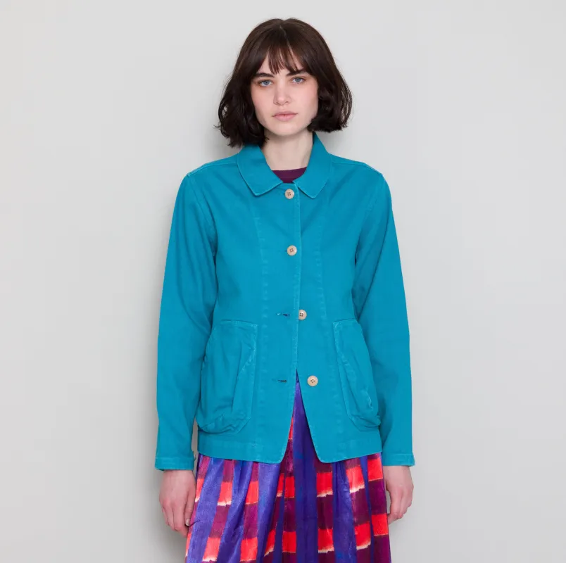 Prism Jacket - Verdigris Twill made by Folk