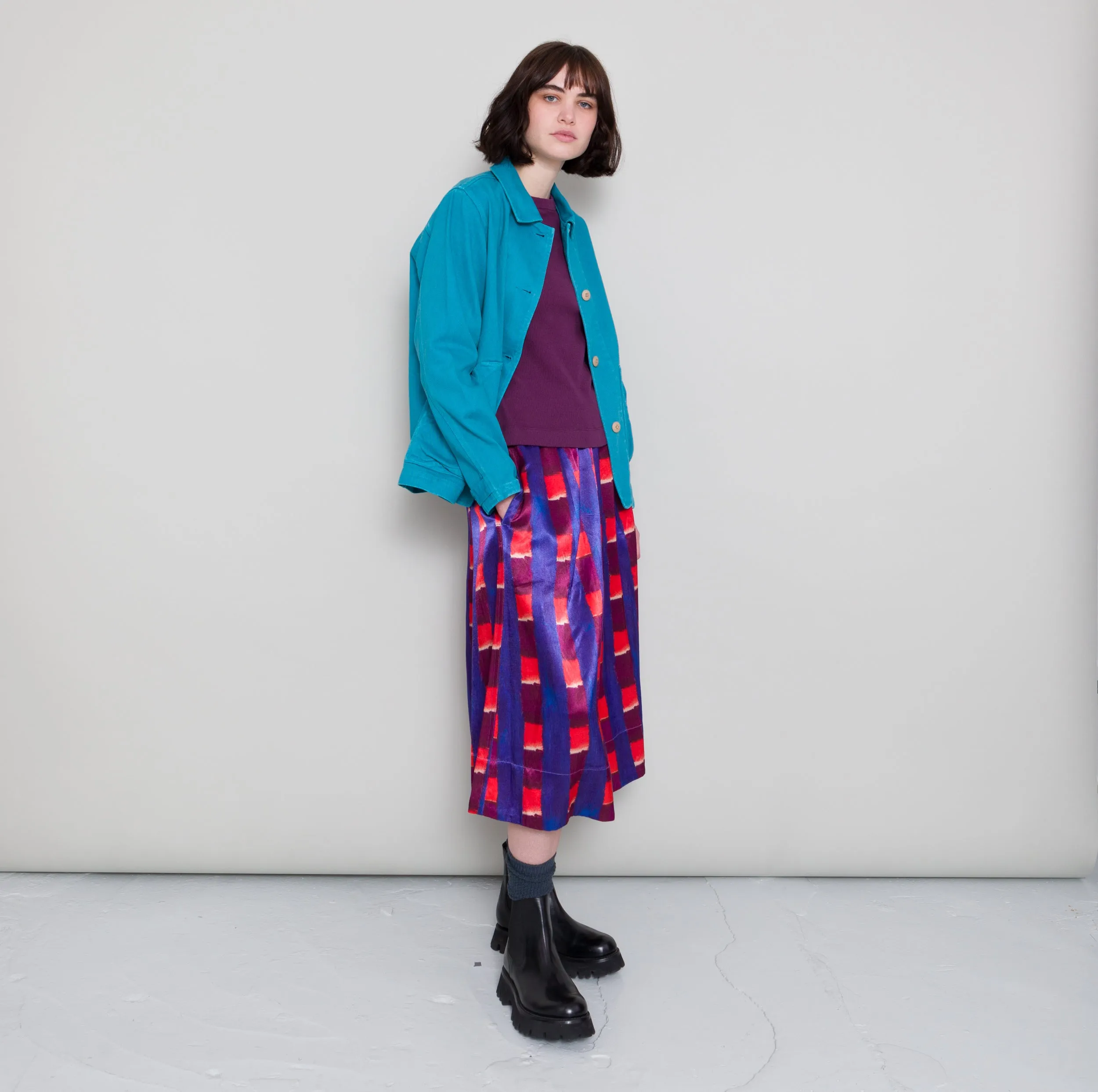 Prism Jacket - Verdigris Twill sold by Folk product image thumbnail 3