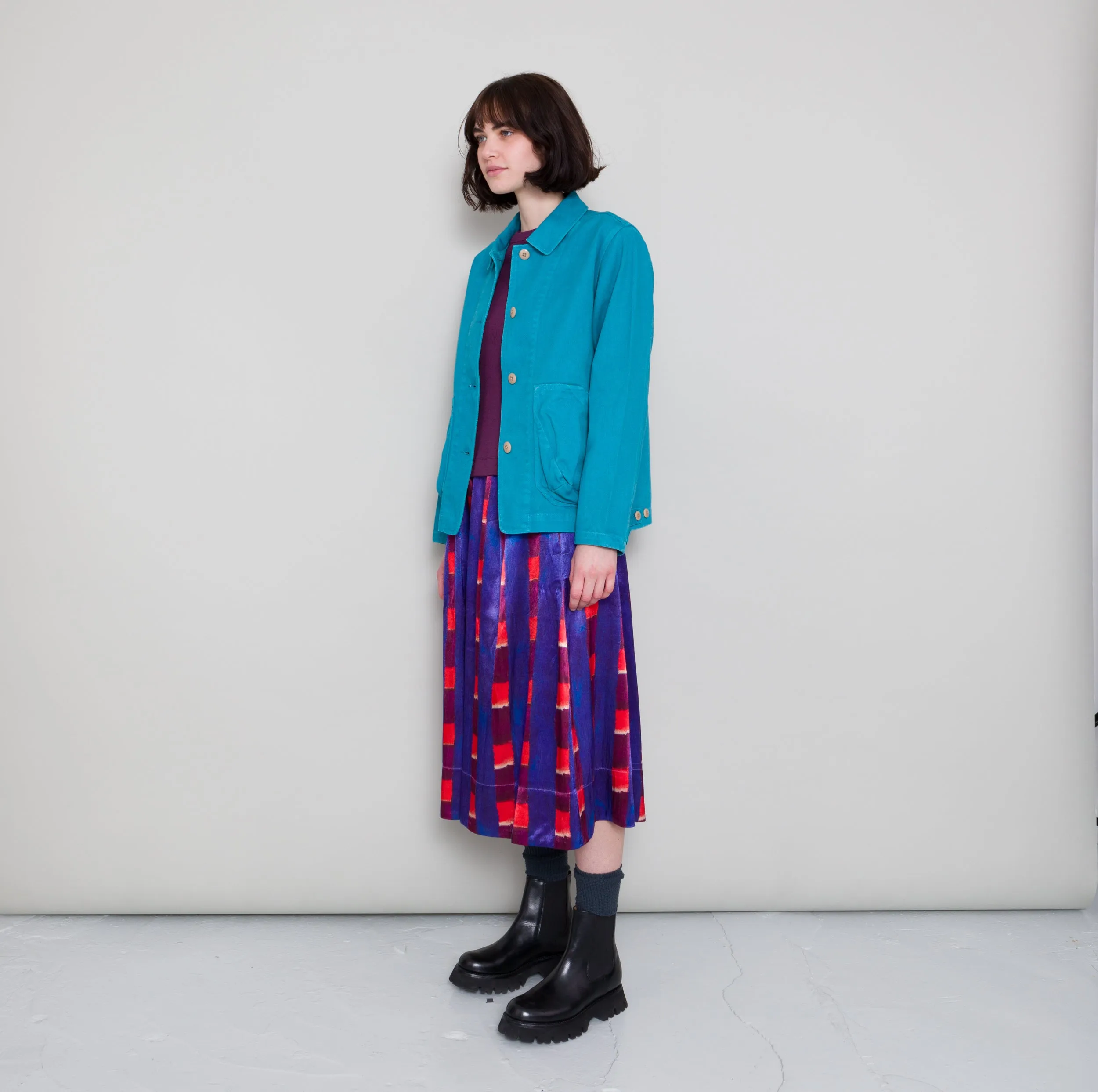 Prism Jacket - Verdigris Twill sold by Folk product image thumbnail 4