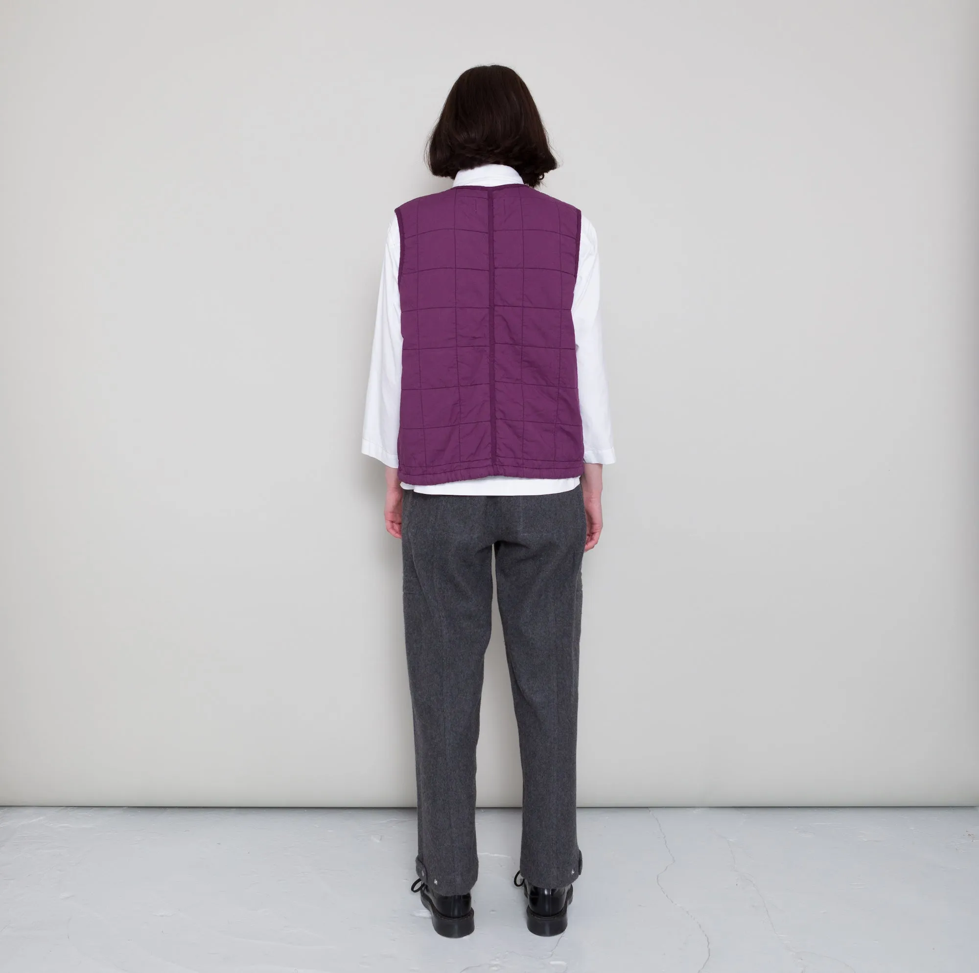 Qulited Boxy Gilet - Wine sold by Folk product image thumbnail 5