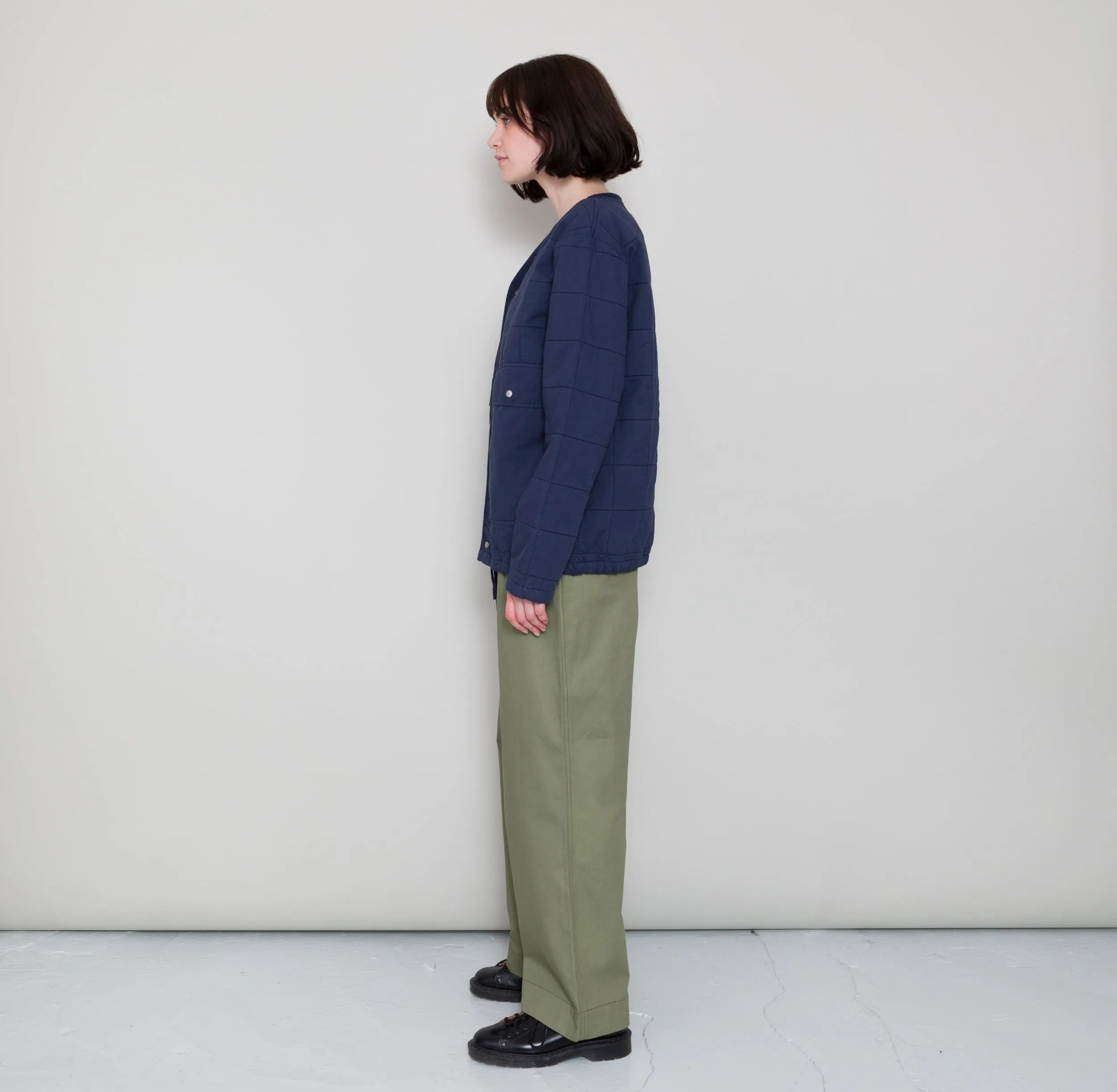 Qulited Boxy Jacket - Soft Navy sold by Folk product image thumbnail 2